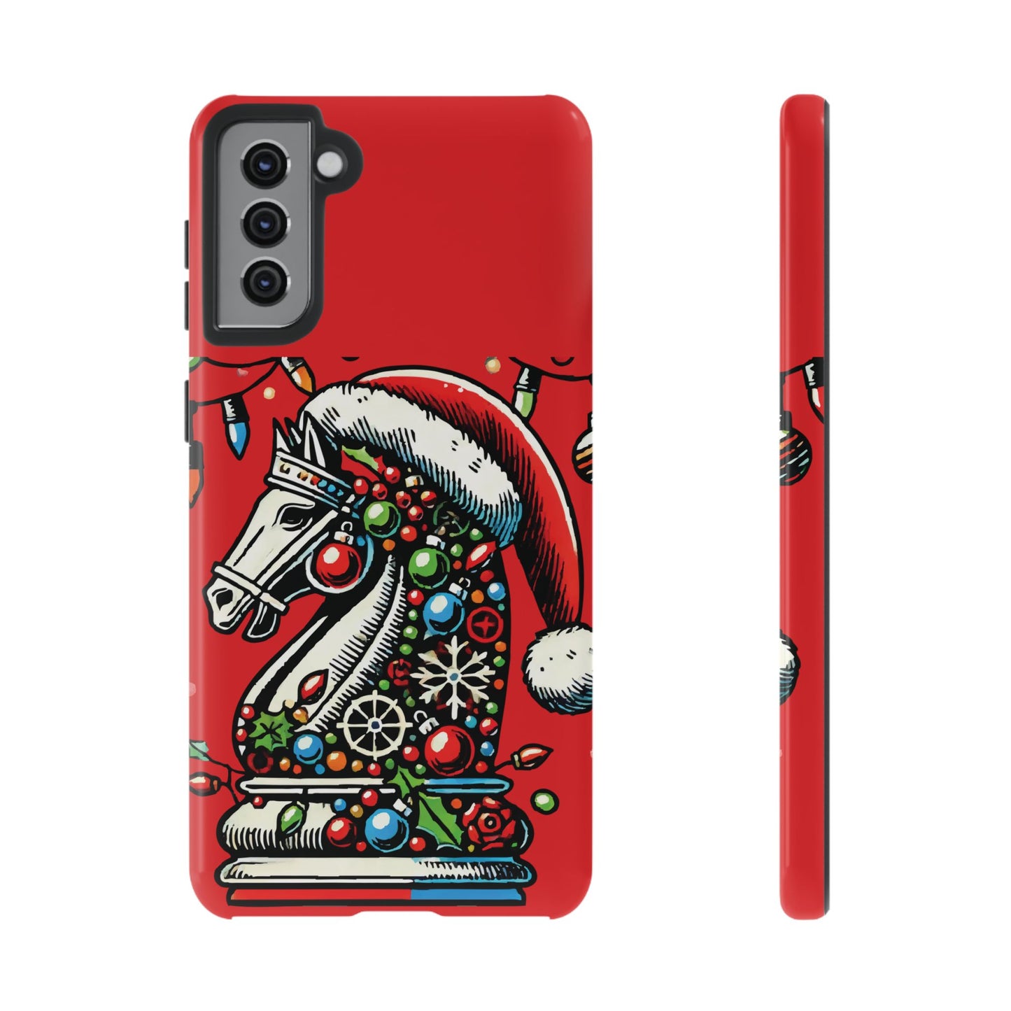 Funda Tough Navidad - Caballo Ajedrez Pop Art para iPhone, Samsung y Pixel   Phone Case  24.00 Samsung-Galaxy-S21-Plus-Glossy