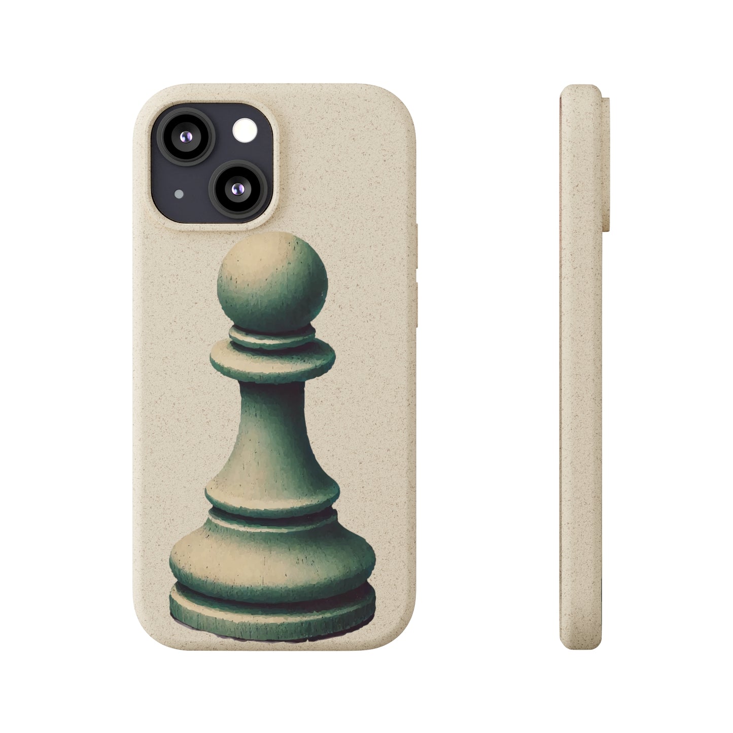 “Biodegradable Phone Case – Vintage Pawn Design, Eco-Friendly Choice”   Phone Case  33.00 iPhone-13-Mini-with-gift-packaging