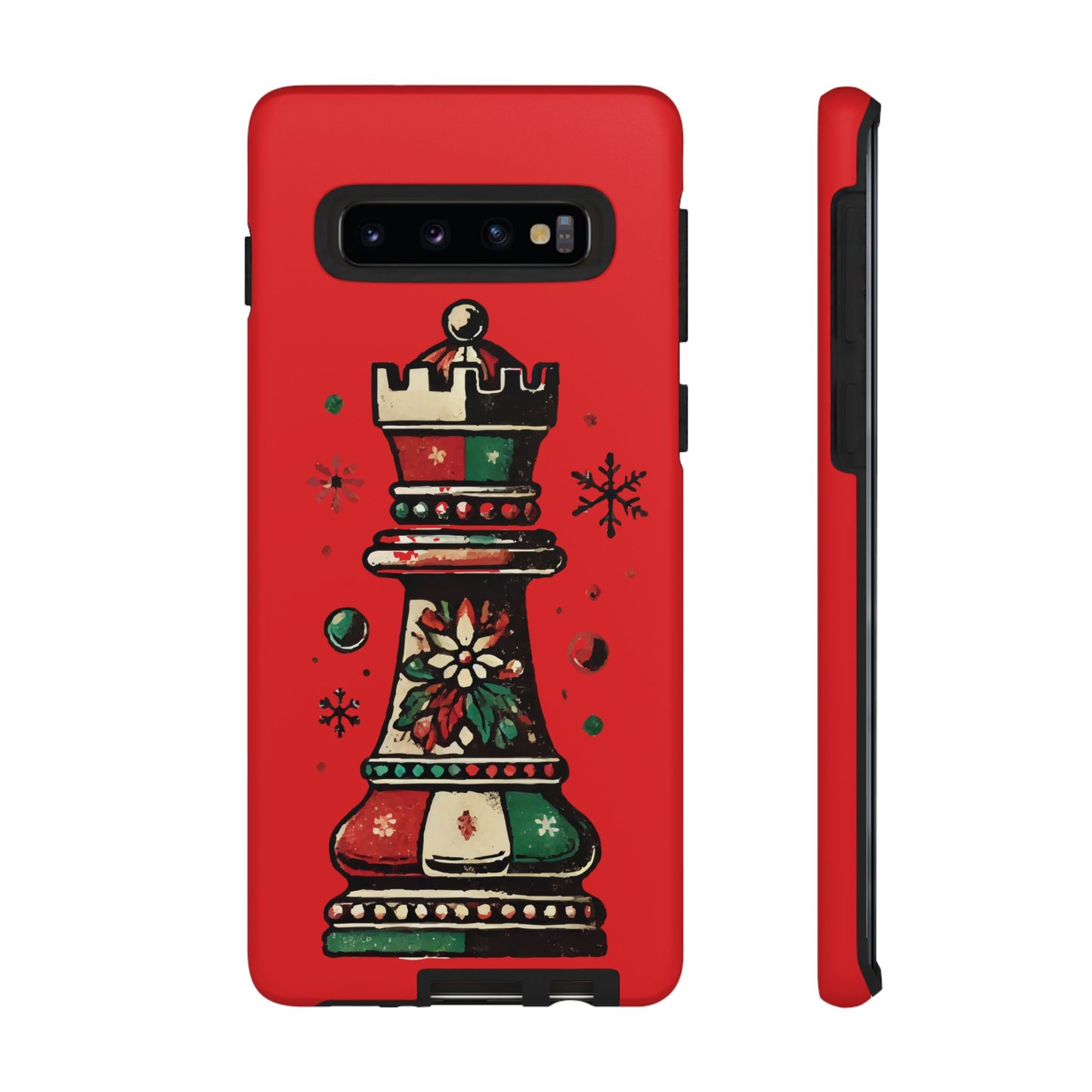 Funda Protectora para Móvil con Diseño de Torre de Ajedrez Vintage Navideño   Phone Case  24.00 Samsung-Galaxy-S10-Matte