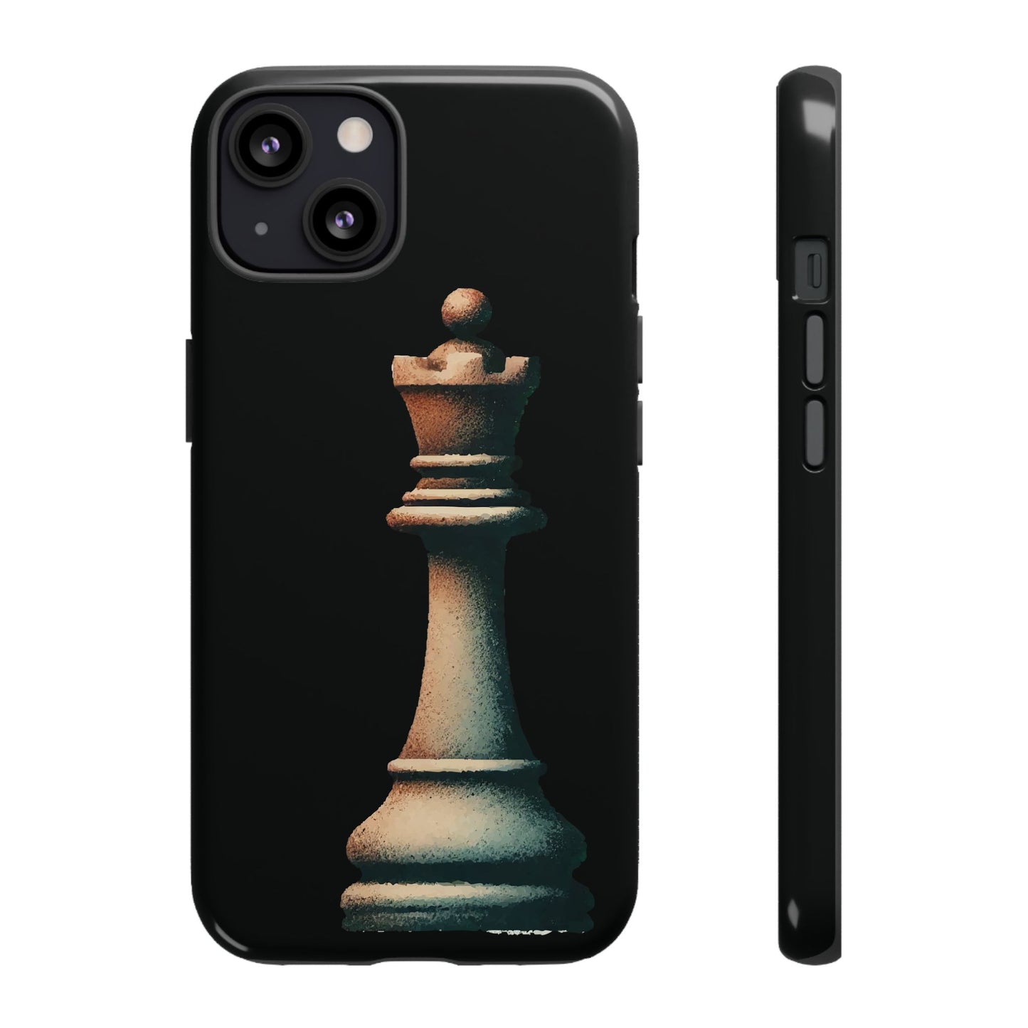 “Tough Phone Case – Vintage Rook Design, Dual-Layer Protection”   Phone Case  27.00 iPhone-13-Glossy