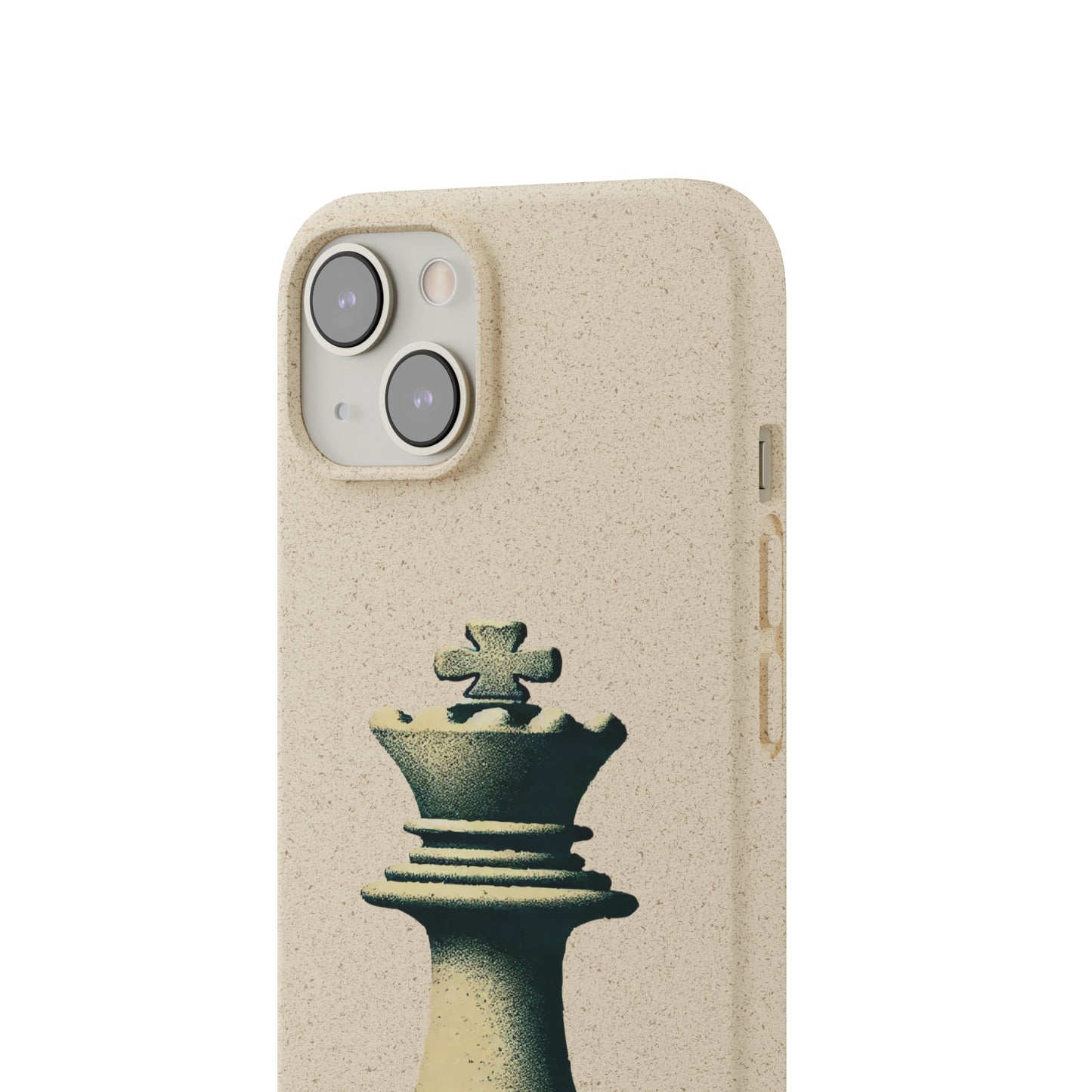 “Funda Biodegradable Rey de Ajedrez – Estilo Vintage y Sostenible”   Phone Case