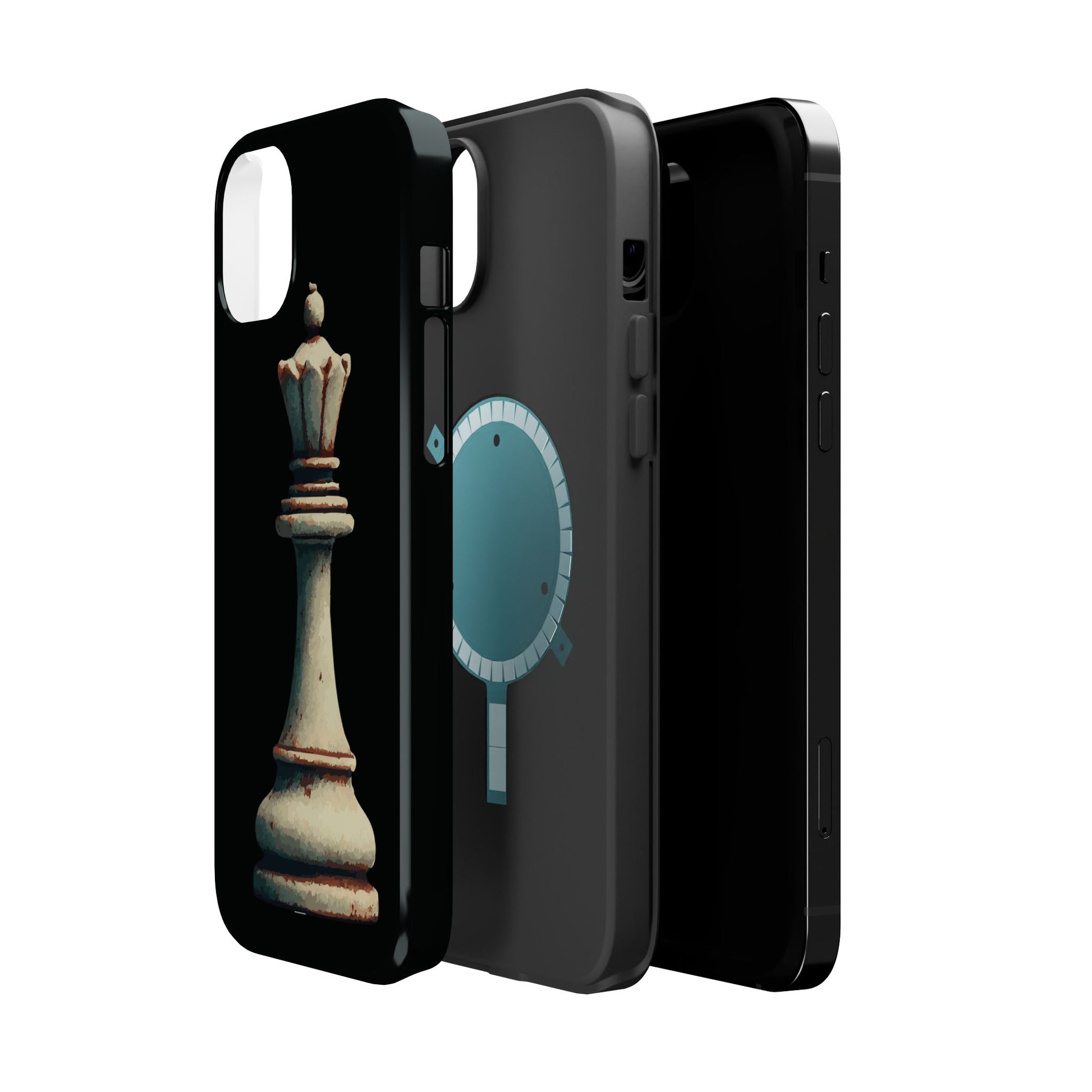 “Funda Magnética Reina de Ajedrez – Protección Robusta y Estilo Retro”   Phone Case