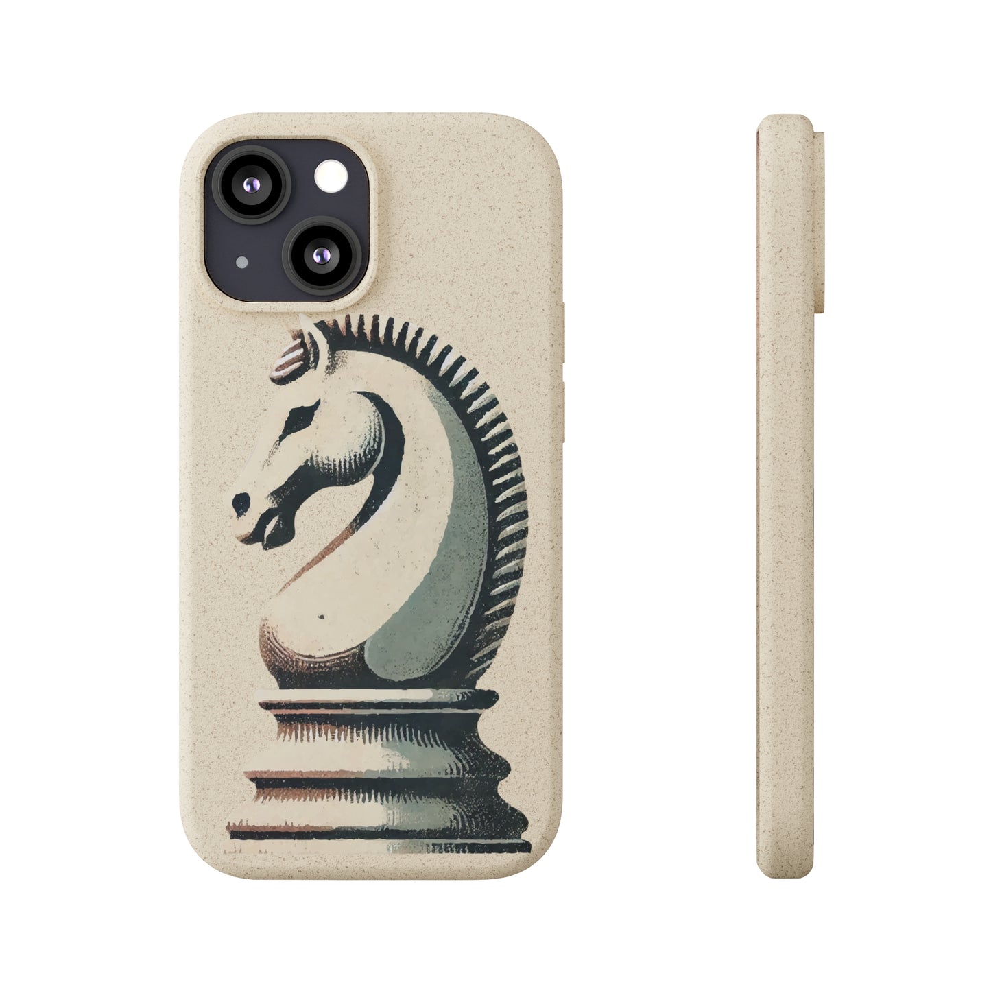 “Biodegradable Phone Case – Vintage Knight Design, Eco-Friendly Choice”   Phone Case  33.00 iPhone-13-Mini-with-gift-packaging