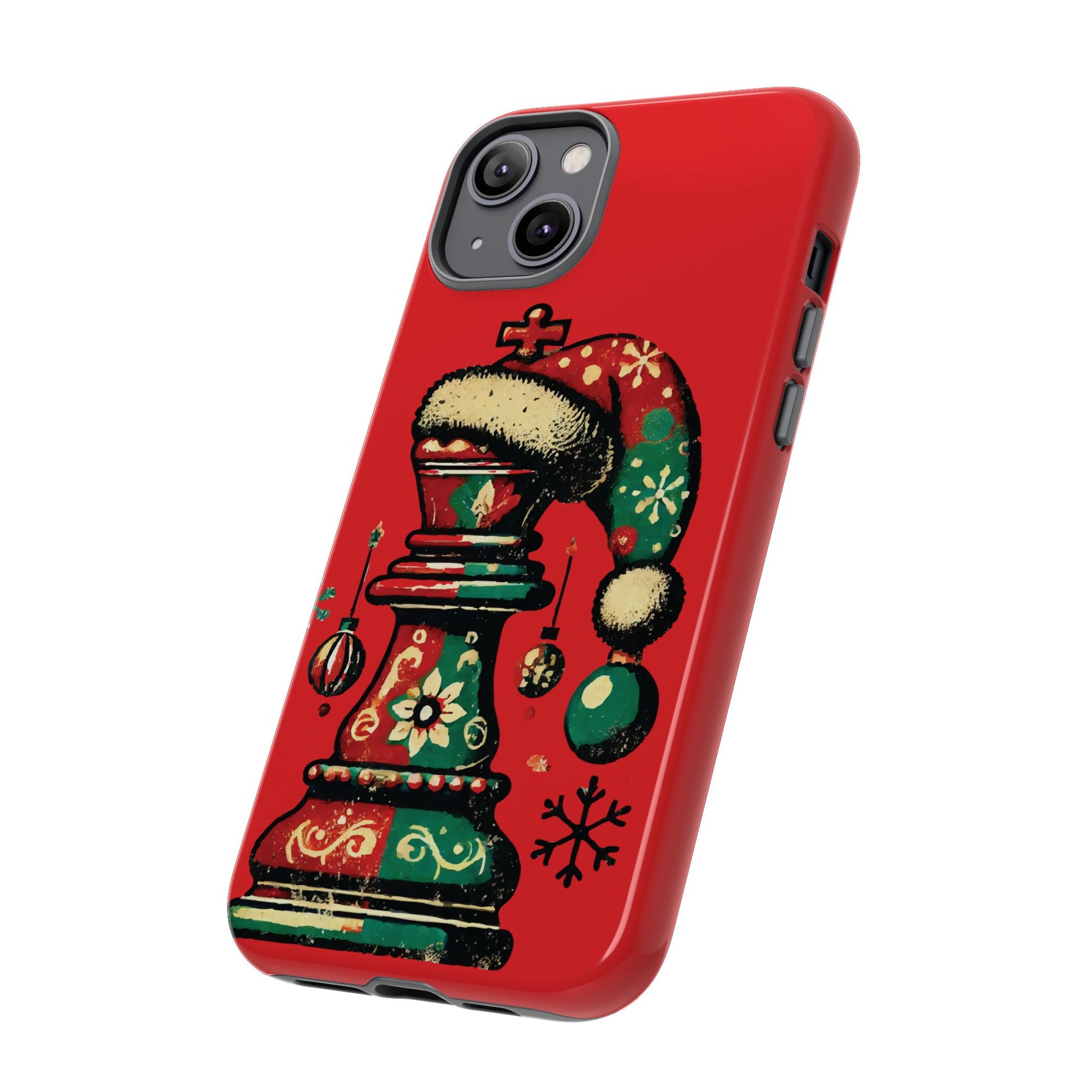 Funda Tough Case Rey Vintage – Protección y estilo navideño retro   Phone Case