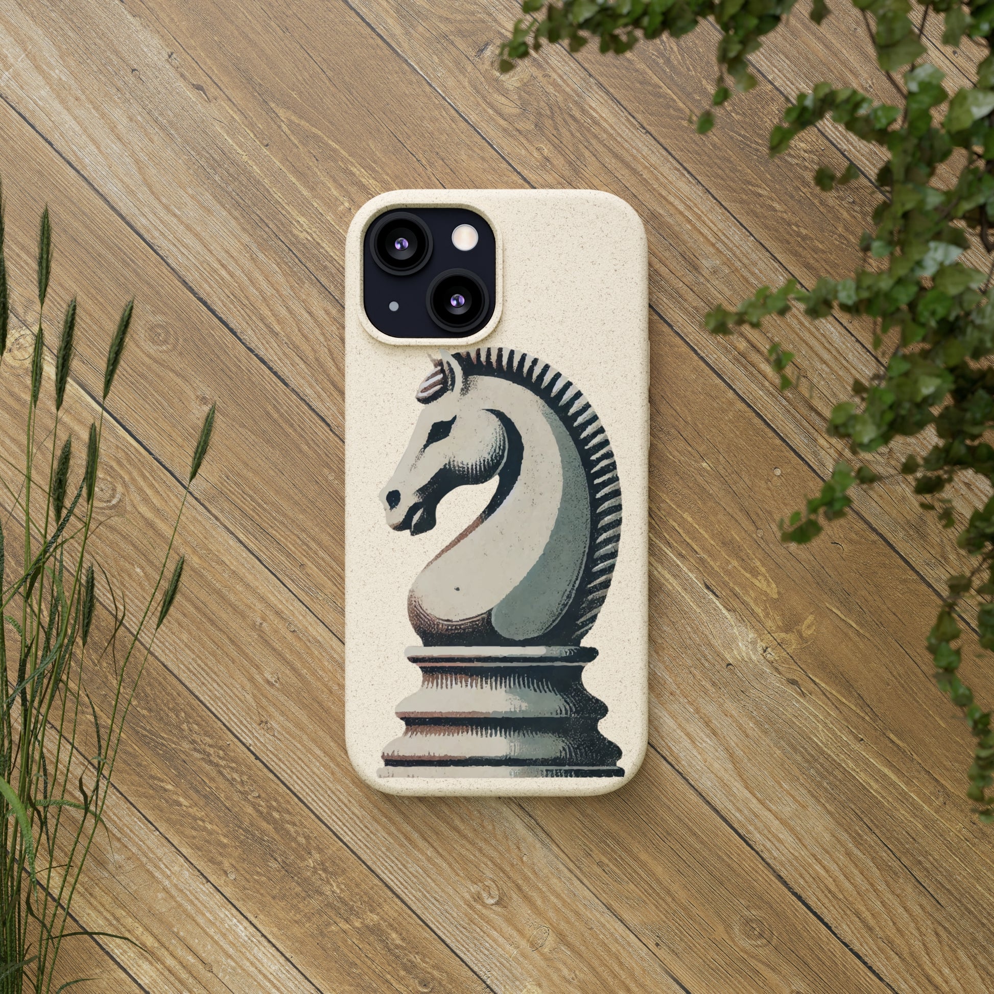 “Biodegradable Phone Case – Vintage Knight Design, Eco-Friendly Choice”   Phone Case