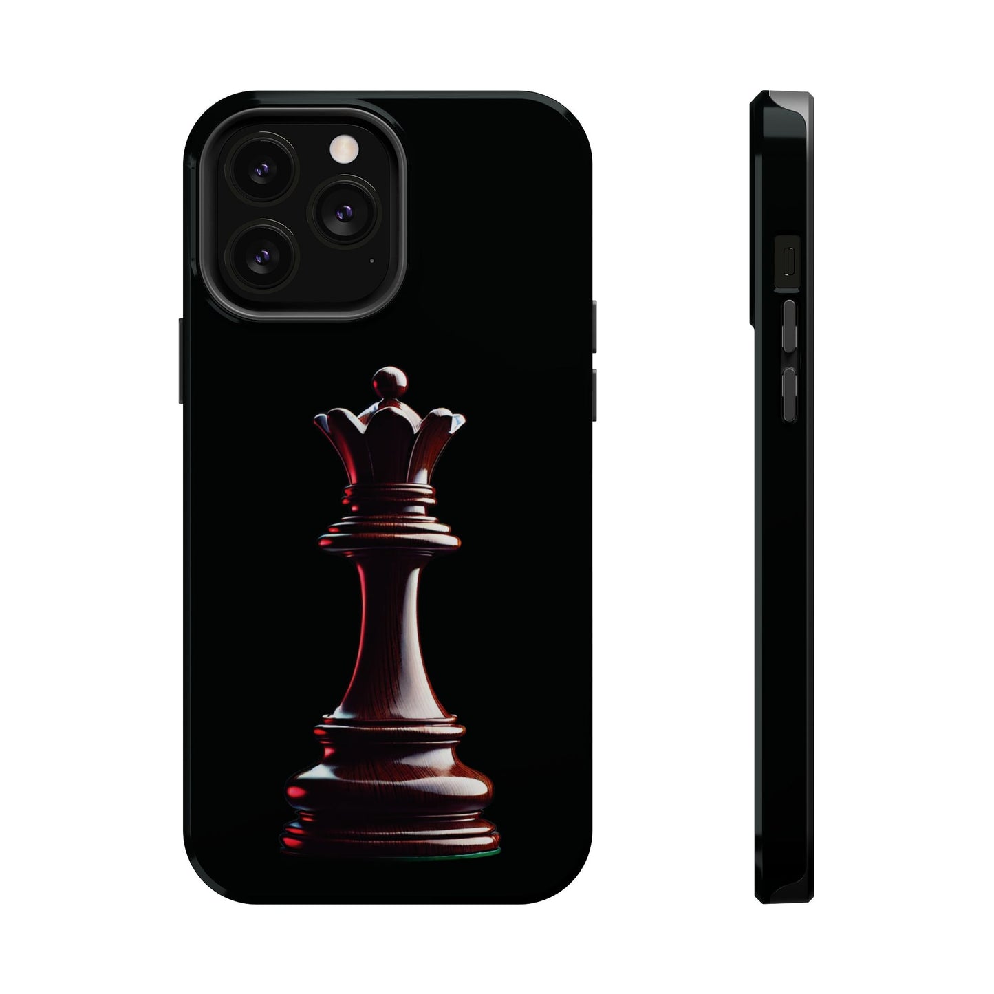 Funda Magnética para iPhone con Diseño Hiperrealista de Reina de Ajedrez