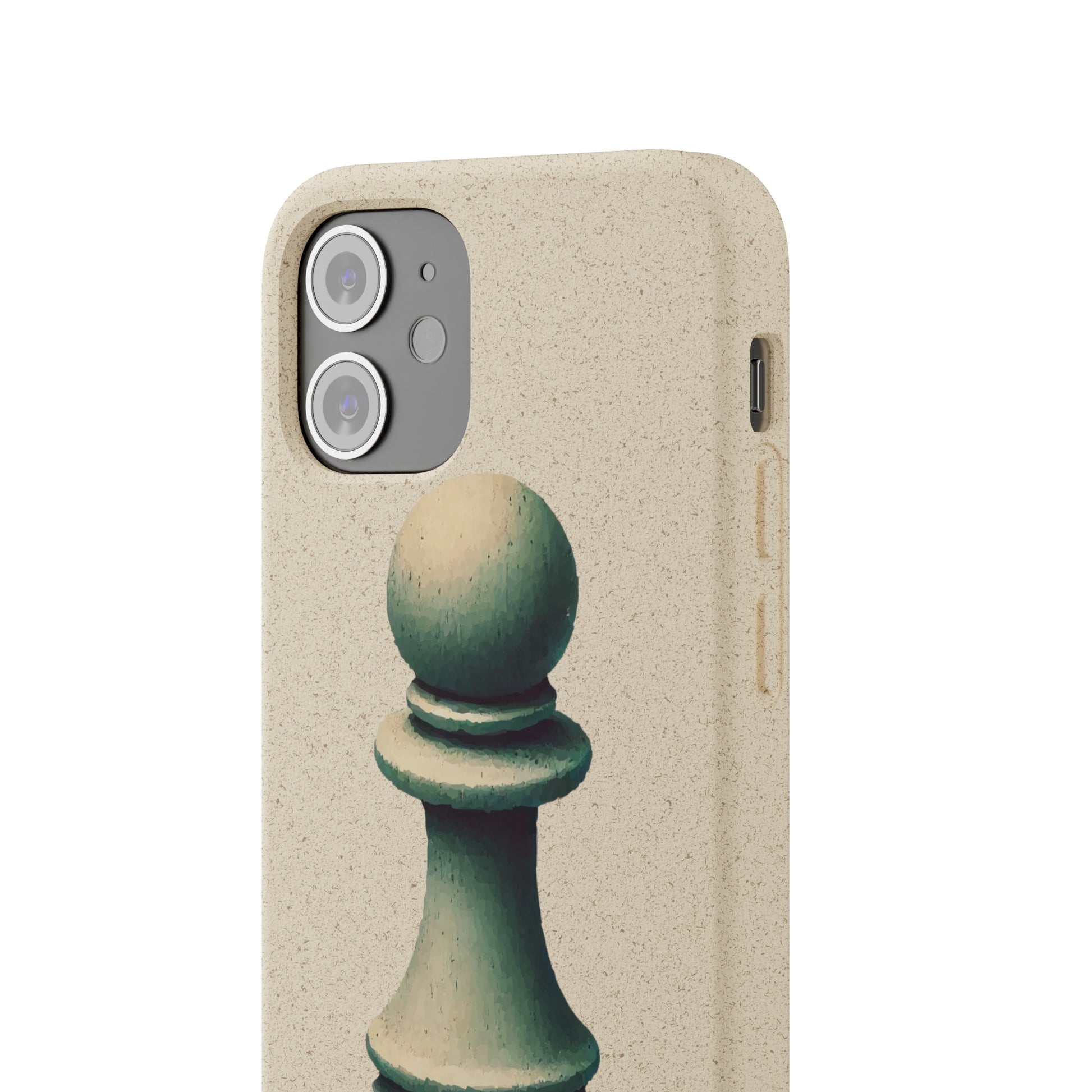 “Biodegradable Phone Case – Vintage Pawn Design, Eco-Friendly Choice”   Phone Case