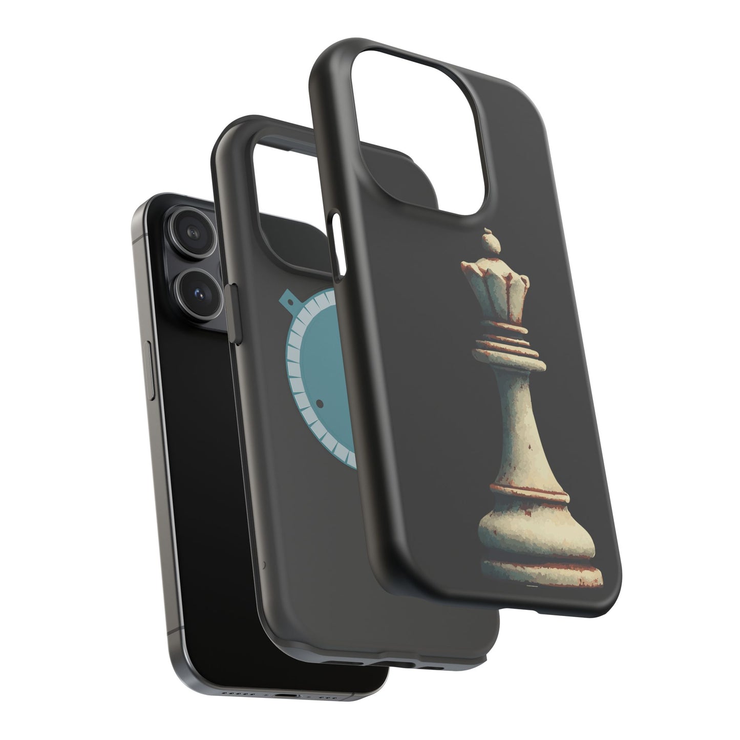 “Funda Magnética Reina de Ajedrez – Protección Robusta y Estilo Retro”   Phone Case