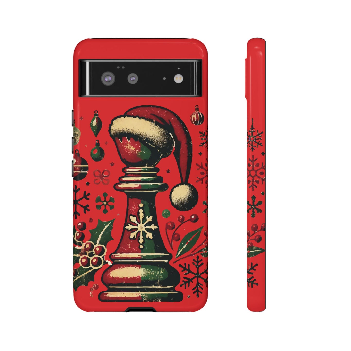 Fundas Tough para Móvil - Alfil Vintage Navideño, Doble Protección   Phone Case  24.00 Google-Pixel-6-Glossy