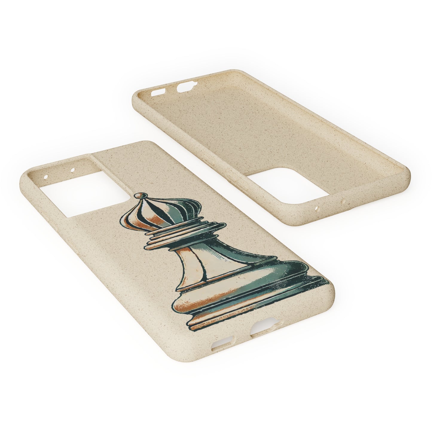 “Funda Biodegradable Alfil de Ajedrez – Protección Ecológica Retro”   Phone Case