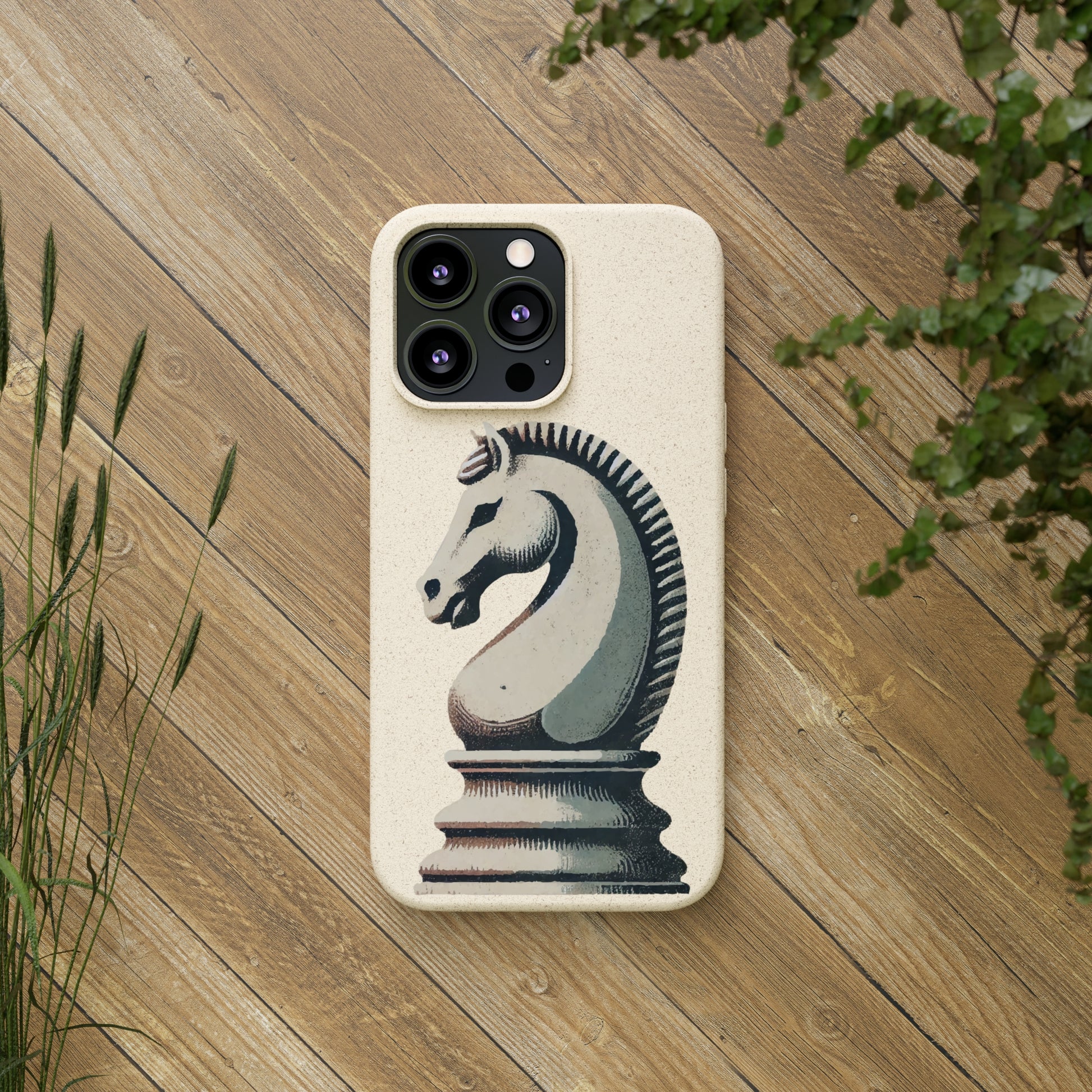 “Biodegradable Phone Case – Vintage Knight Design, Eco-Friendly Choice”   Phone Case