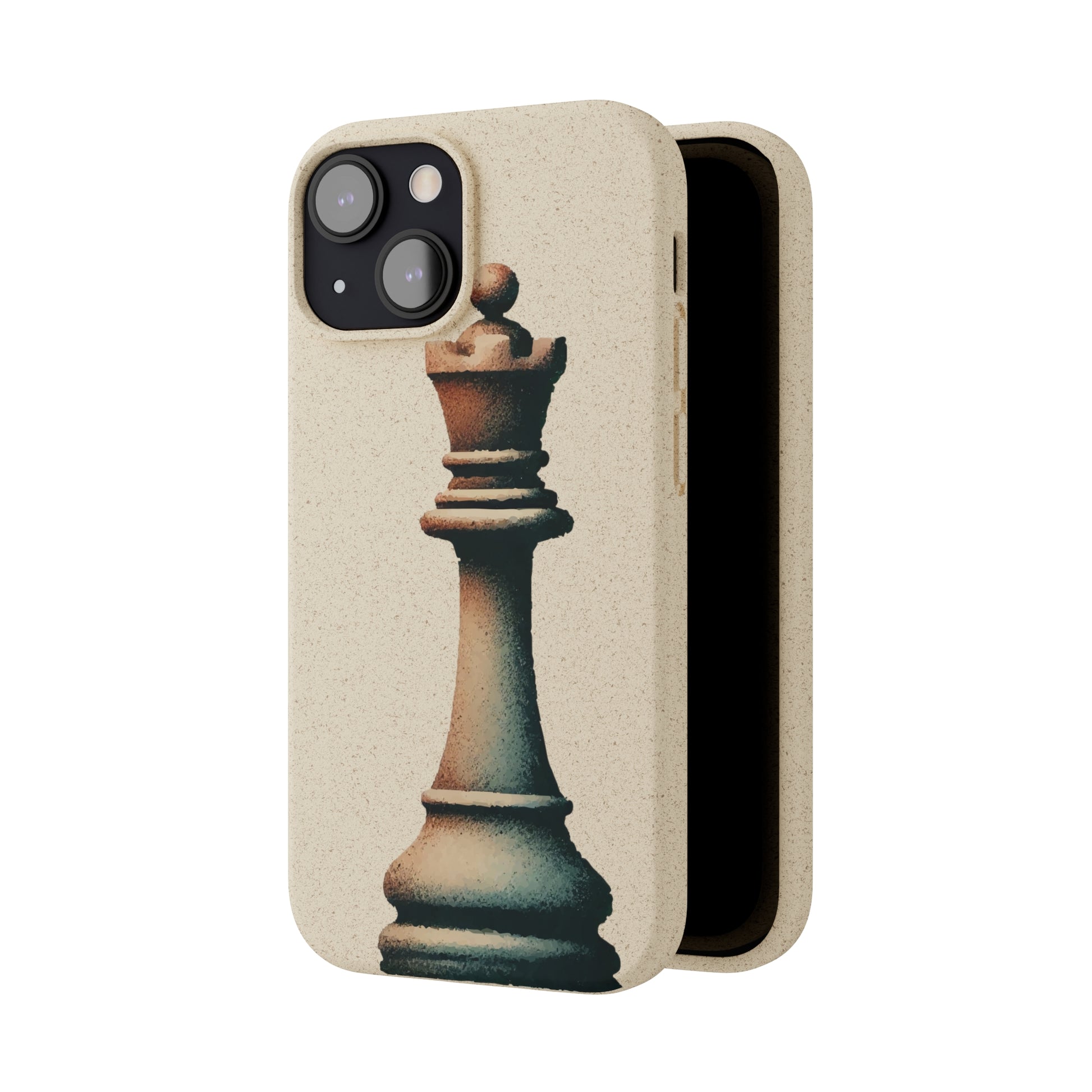 “Biodegradable Phone Case – Vintage Rook Design, Eco-Friendly Choice”   Phone Case