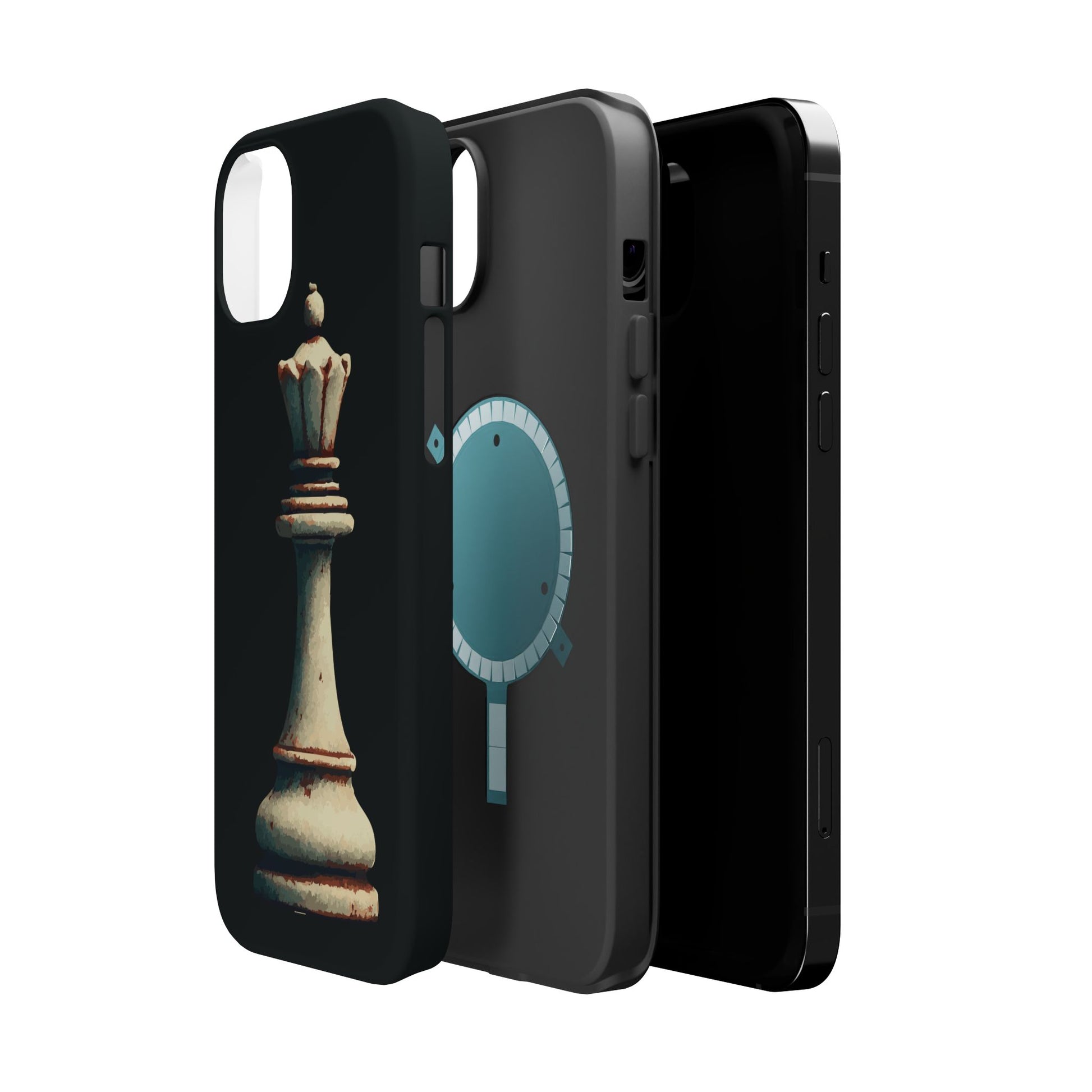 “Funda Magnética Reina de Ajedrez – Protección Robusta y Estilo Retro”   Phone Case