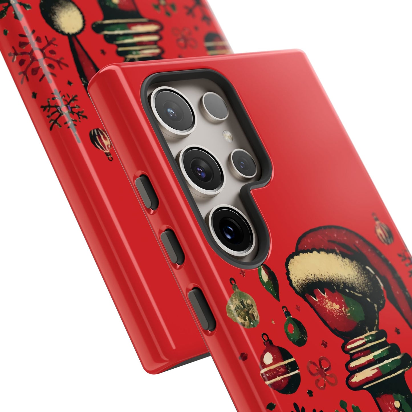 Fundas Tough para Móvil - Alfil Vintage Navideño, Doble Protección   Phone Case