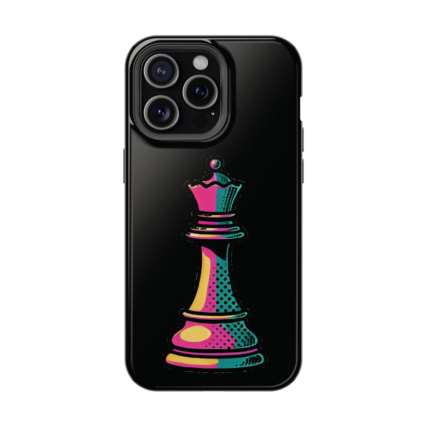 “Funda Magnética Reina de Ajedrez – Protección Doble Capa y Pop Art”   Phone Case  27.00 iPhone-15-Pro-Max-Glossy