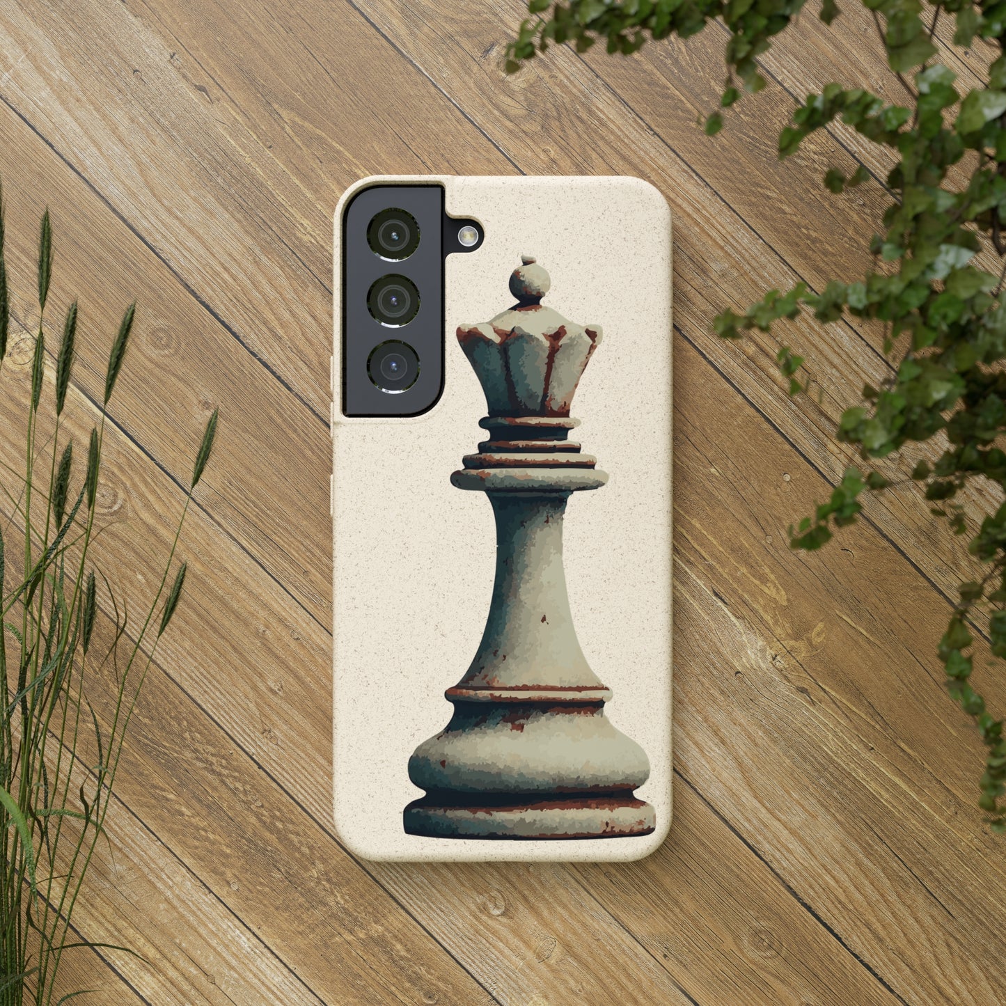 “Funda Biodegradable Reina de Ajedrez – Estilo Retro y Sostenible”   Phone Case