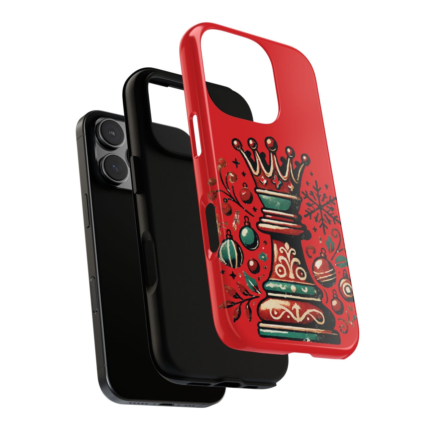 Funda Tough Case Reina Ajedrez Vintage Navideño – Protección y Estilo   Phone Case