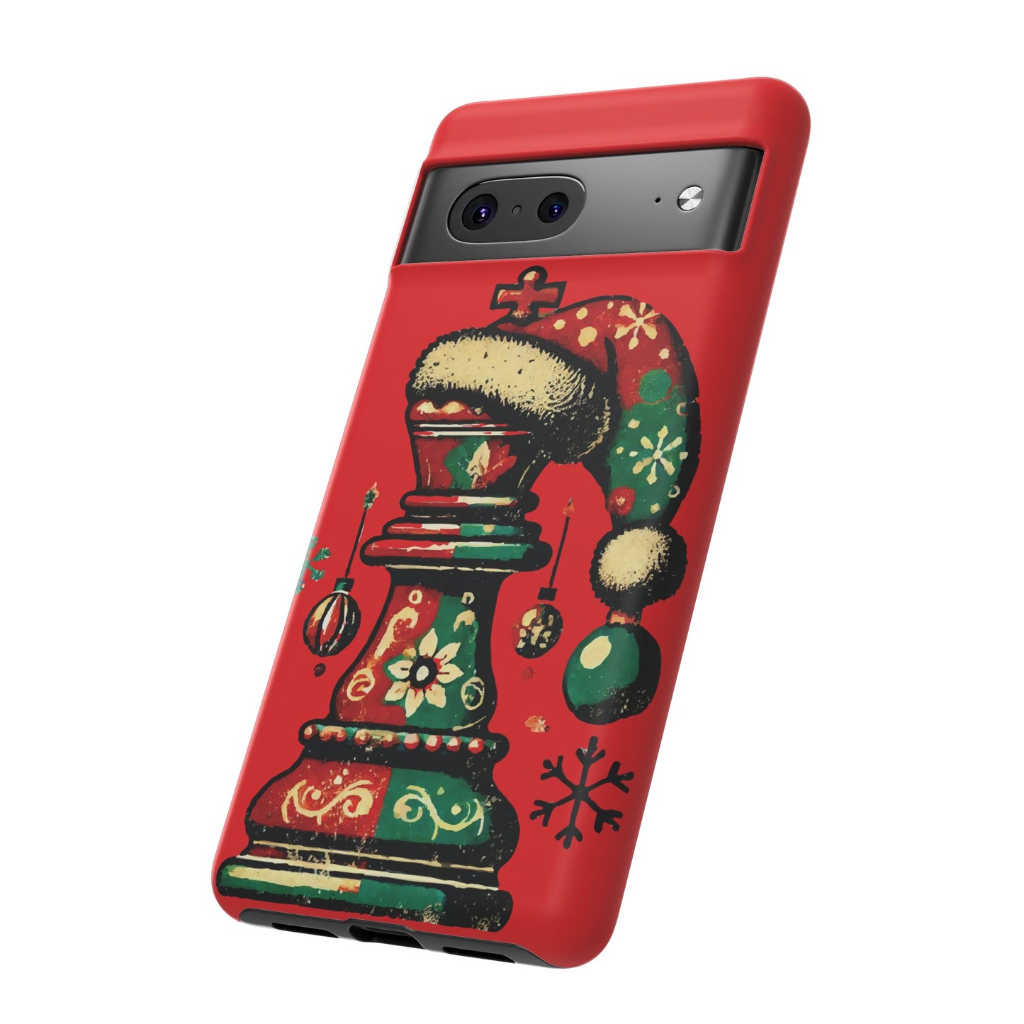 Funda Tough Case Rey Vintage – Protección y estilo navideño retro   Phone Case