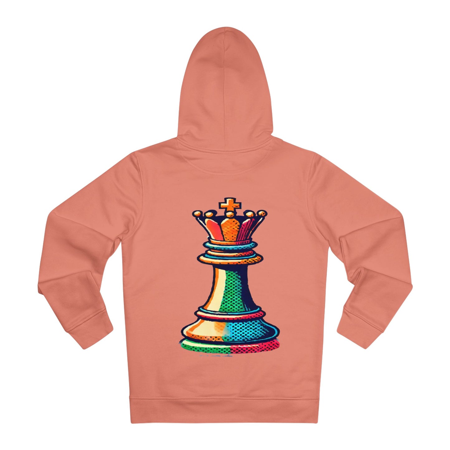 “Hoodie Unisex Rey de Ajedrez – Diseño Pop Art y Comodidad Total”   Hoodie  72.00 Rose-Clay-3XL