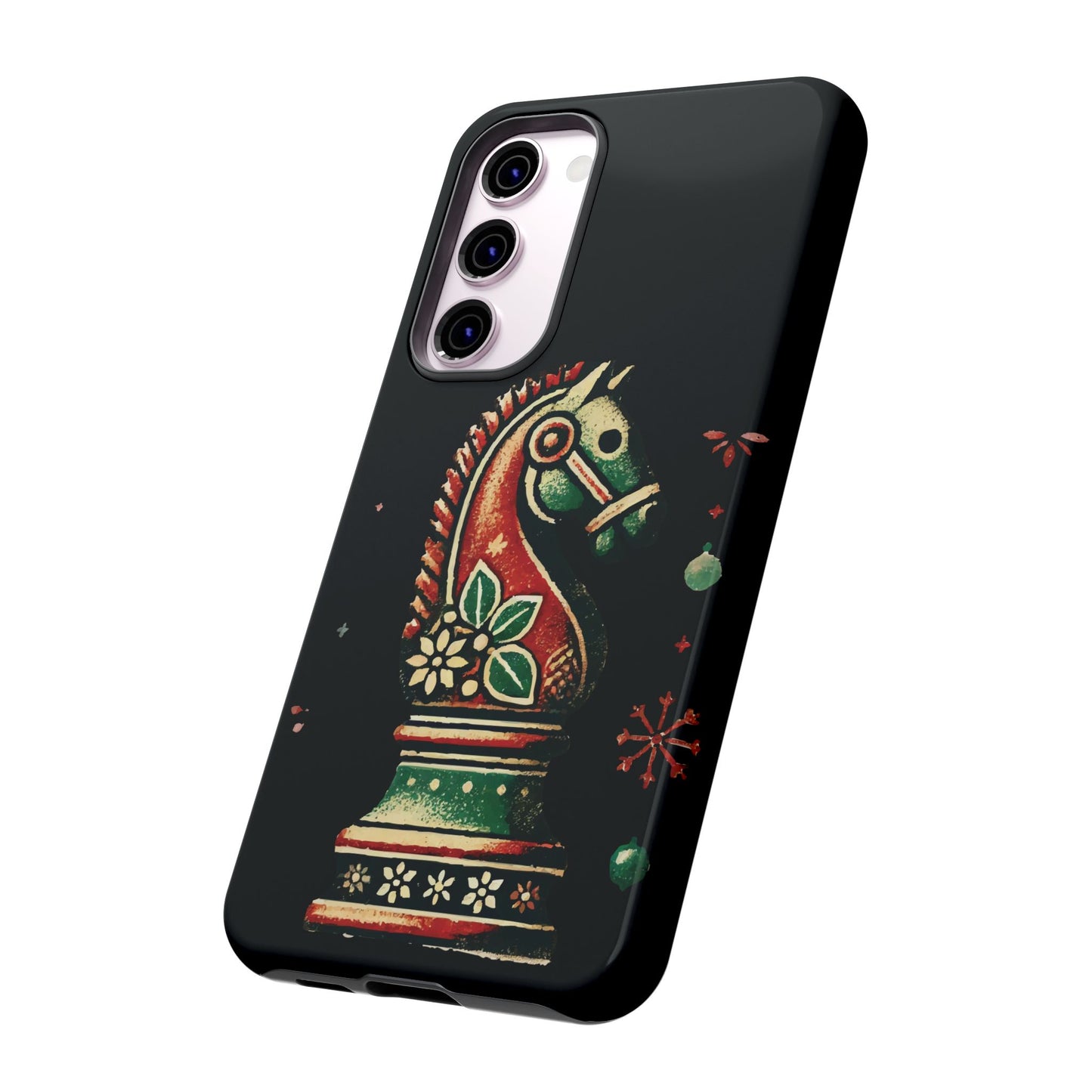 Funda Tough Case Vintage Caballo de Ajedrez – Estilo Navideño   Phone Case