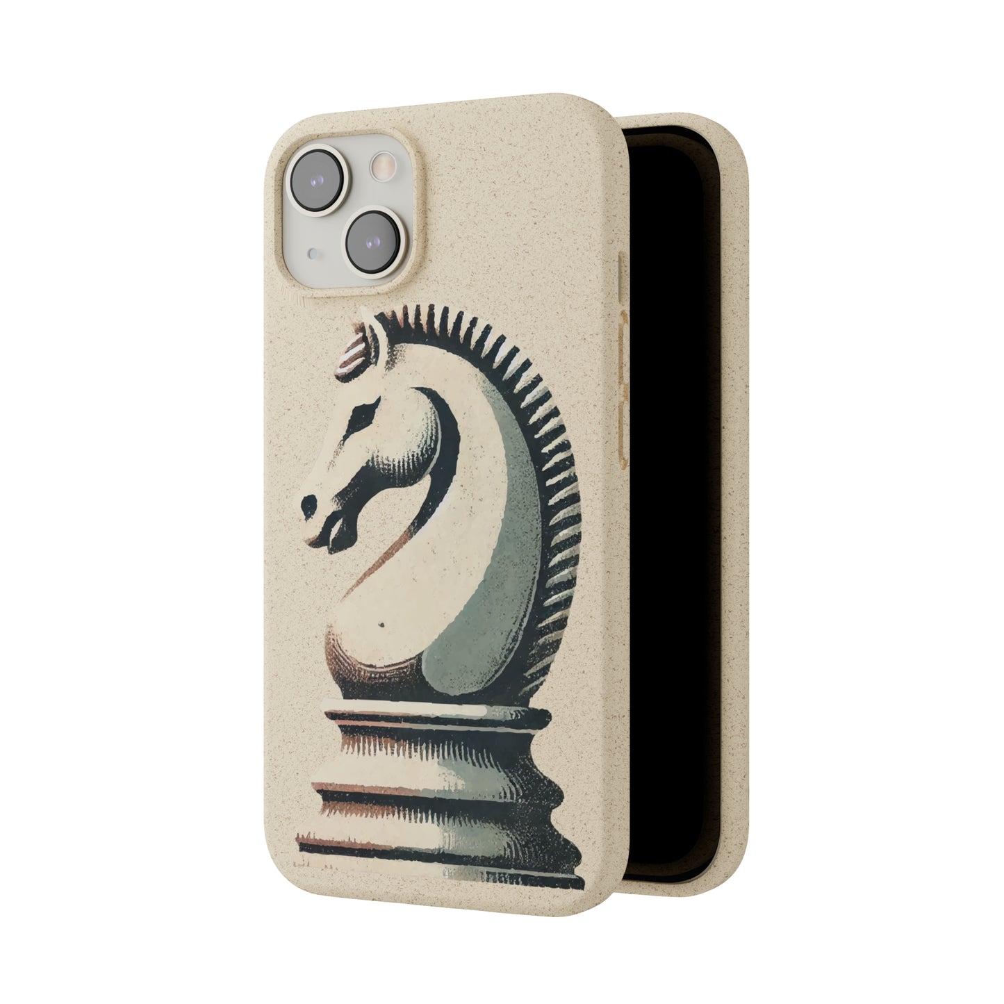 “Biodegradable Phone Case – Vintage Knight Design, Eco-Friendly Choice”   Phone Case