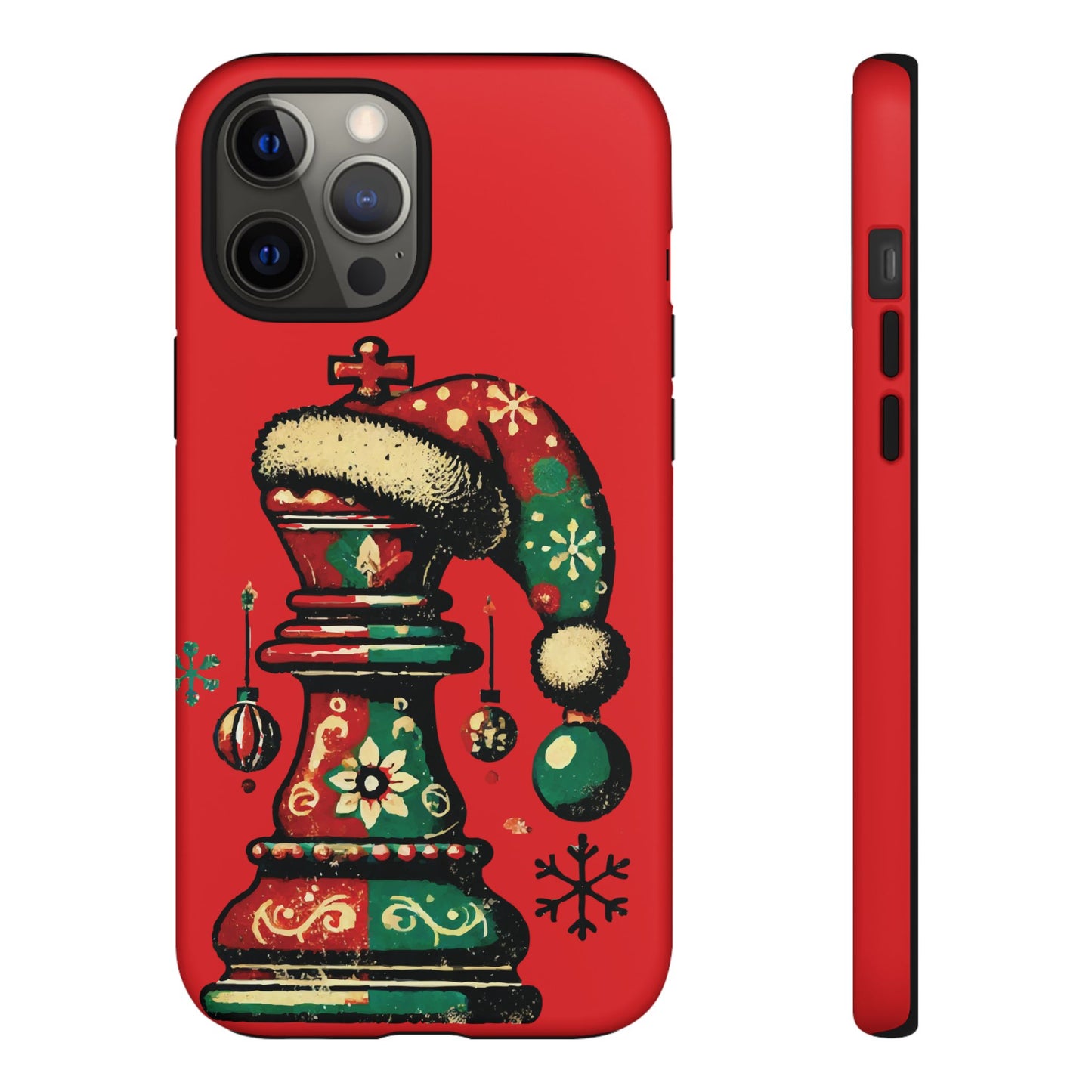 Funda Tough Case Rey Vintage – Protección y estilo navideño retro   Phone Case  24.00 iPhone-12-Pro-Max-Matte