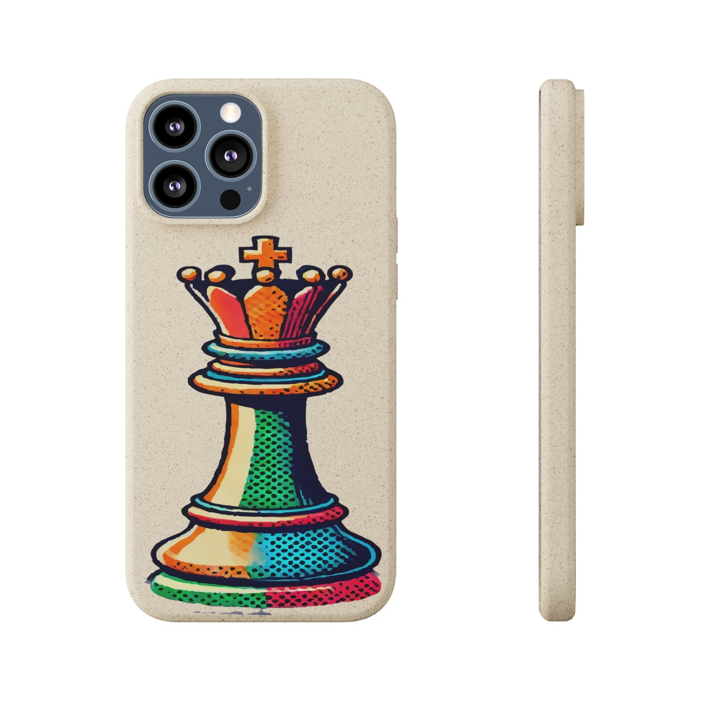 “Funda Biodegradable Rey de Ajedrez – Protección Sostenible Pop Art”   Phone Case  33.00 iPhone-13-Pro-Max-with-gift-packaging