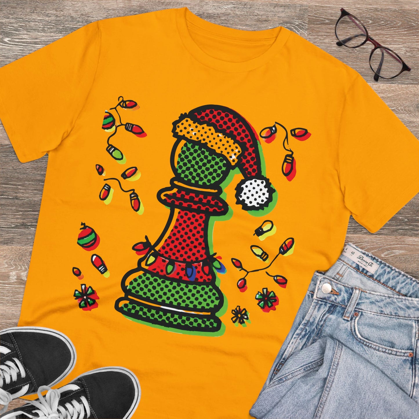 Camiseta Unisex Creator 100 % Algodón Orgánico - Cómoda y Ecológica   T-Shirt  27.00 Spectra-Yellow-2XL