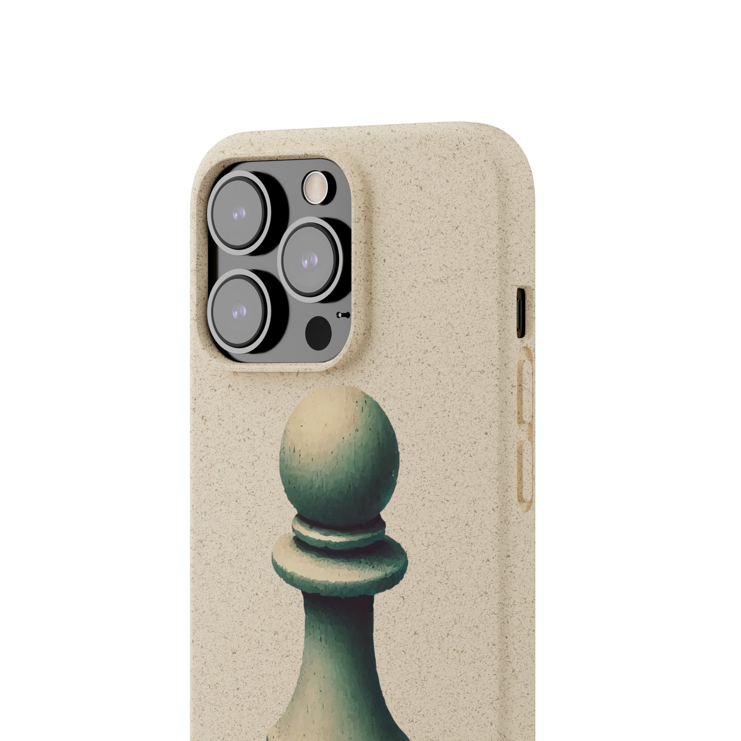 “Biodegradable Phone Case – Vintage Pawn Design, Eco-Friendly Choice”   Phone Case