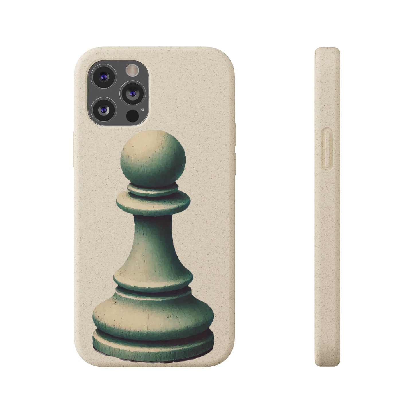 “Biodegradable Phone Case – Vintage Pawn Design, Eco-Friendly Choice”   Phone Case  33.00 iPhone-12-Pro-with-gift-packaging