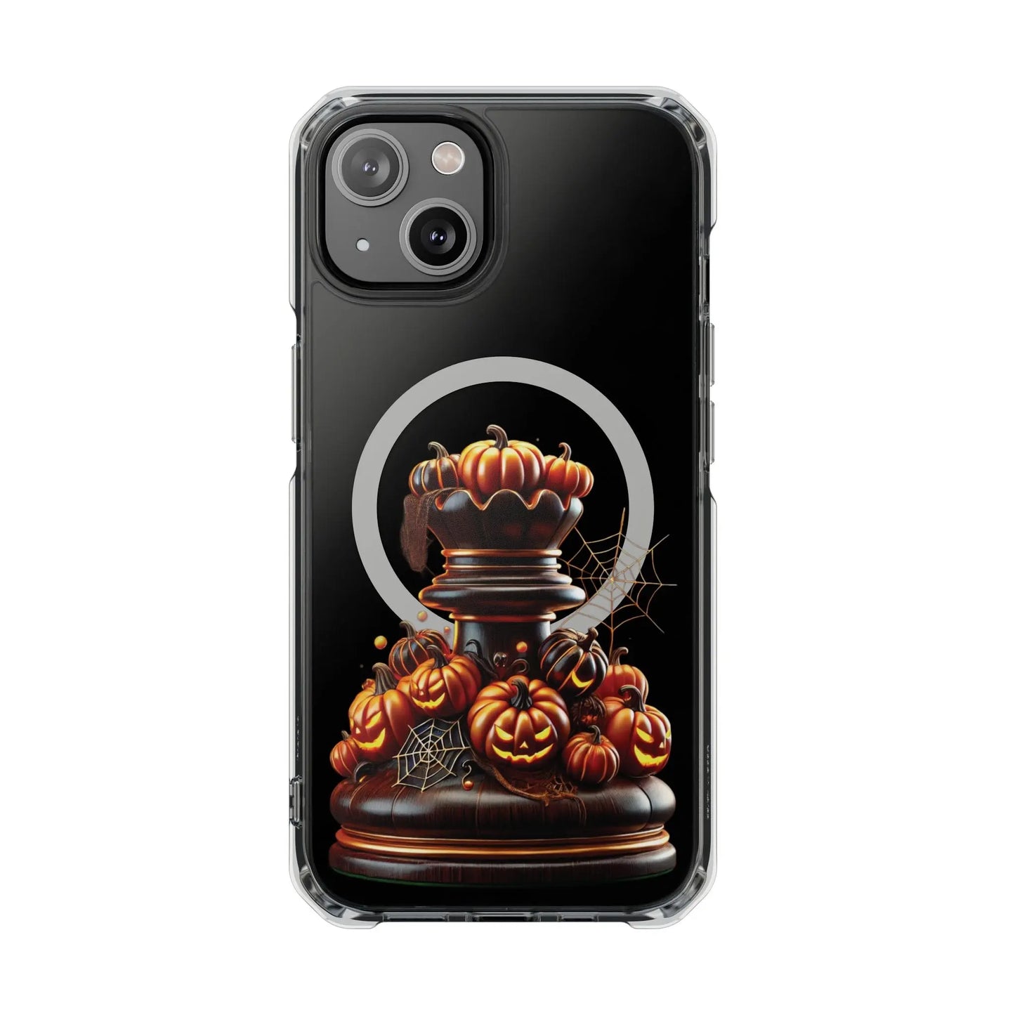 Magnetic Clear Impact Case - Halloween Tower Hiperrealista para iPhone 14/15 Printify  Phone Case