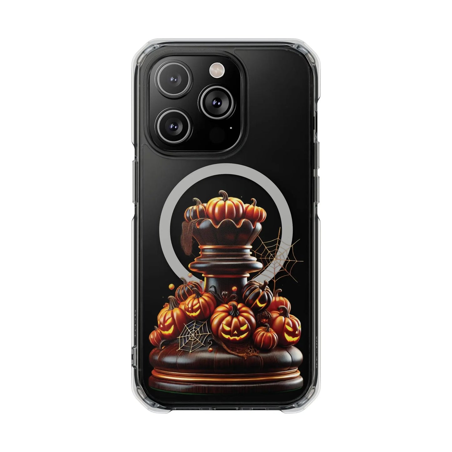 Magnetic Clear Impact Case - Halloween Tower Hiperrealista para iPhone 14/15 Printify  Phone Case