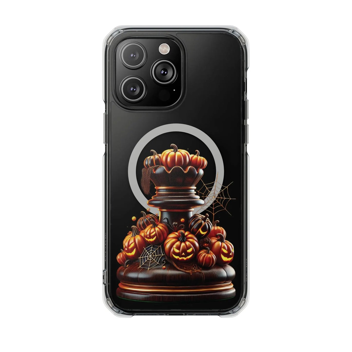 Magnetic Clear Impact Case - Halloween Tower Hiperrealista para iPhone 14/15 Printify  Phone Case