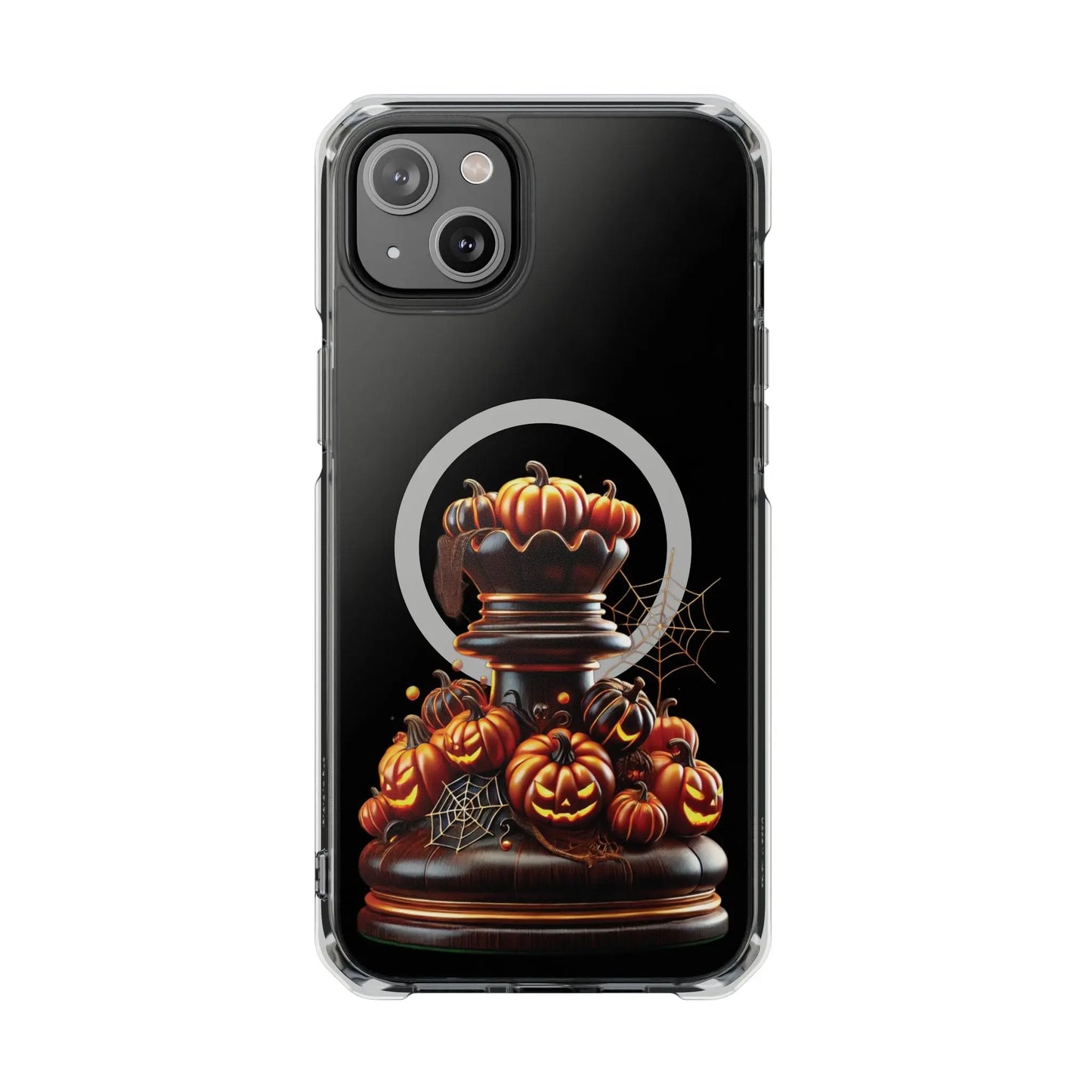 Magnetic Clear Impact Case - Halloween Tower Hiperrealista para iPhone 14/15 Printify  Phone Case