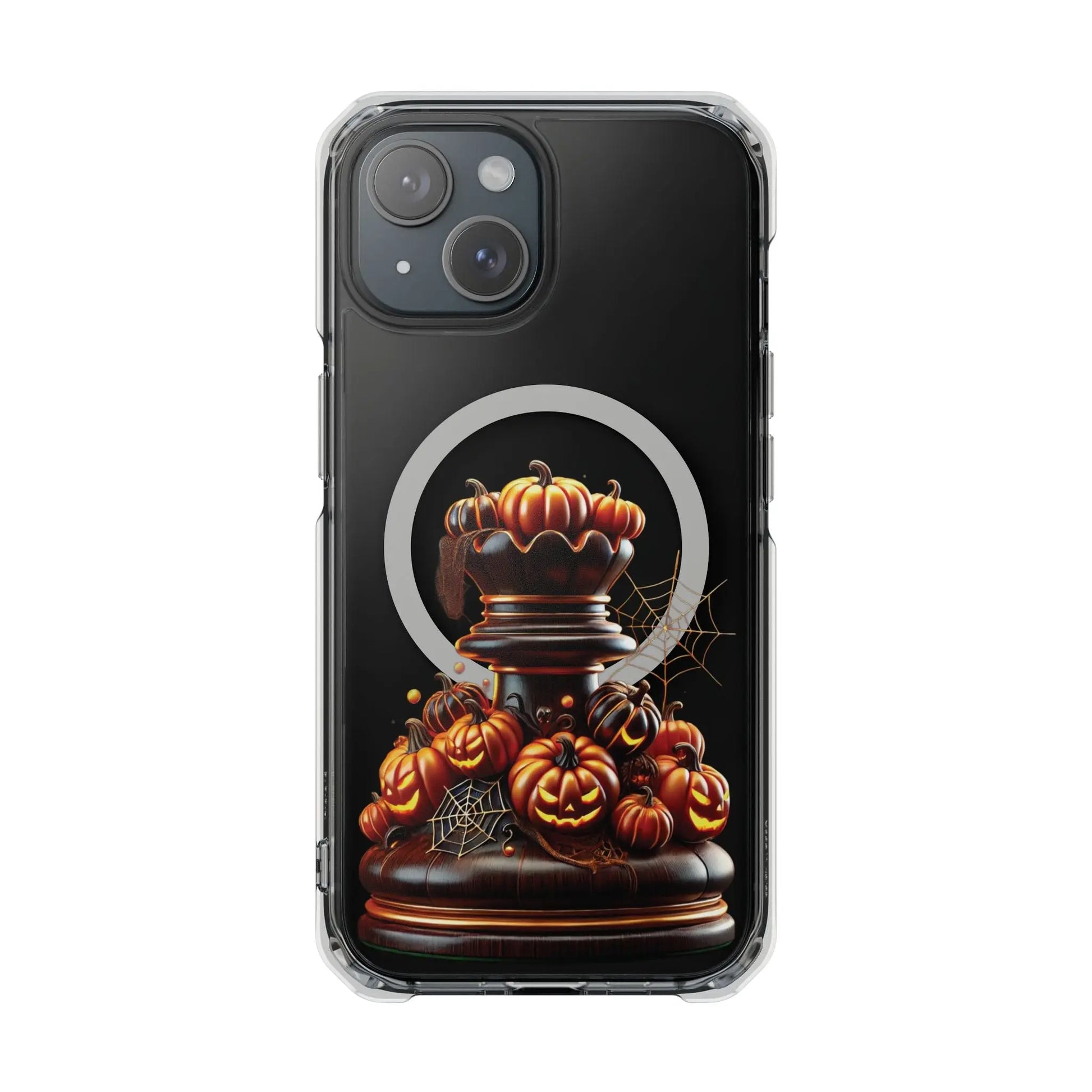 Magnetic Clear Impact Case - Halloween Tower Hiperrealista para iPhone 14/15 Printify  Phone Case