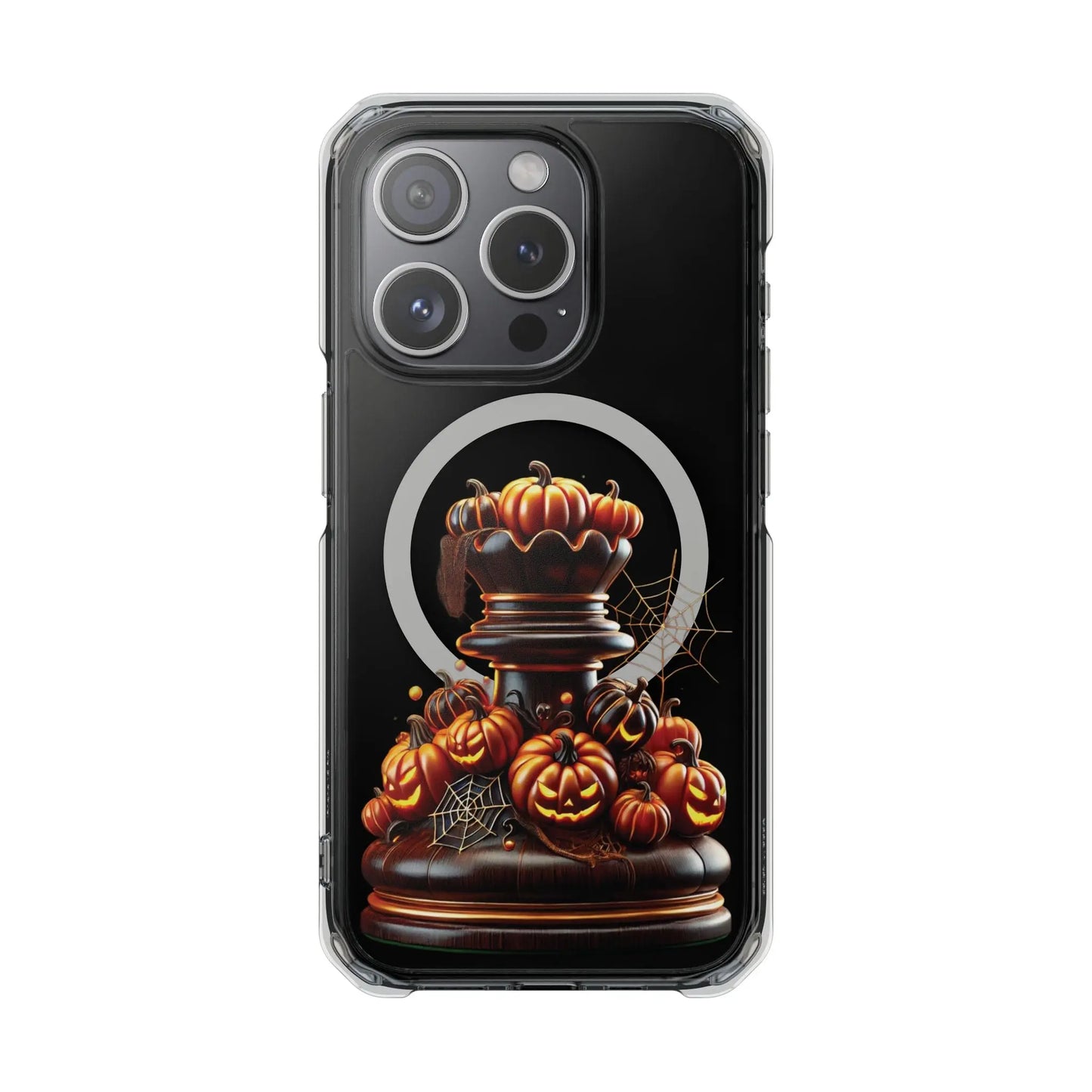 Magnetic Clear Impact Case - Halloween Tower Hiperrealista para iPhone 14/15 Printify  Phone Case