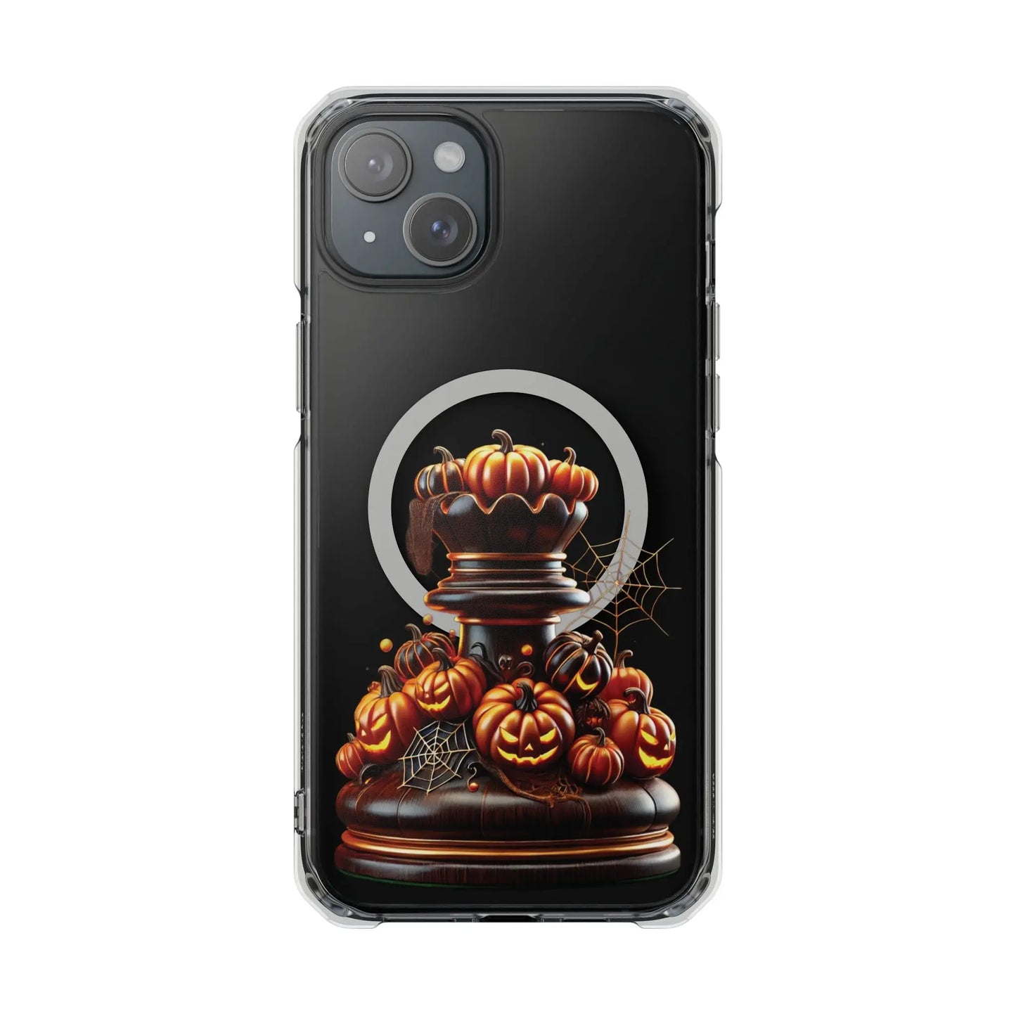 Magnetic Clear Impact Case - Halloween Tower Hiperrealista para iPhone 14/15 Printify  Phone Case