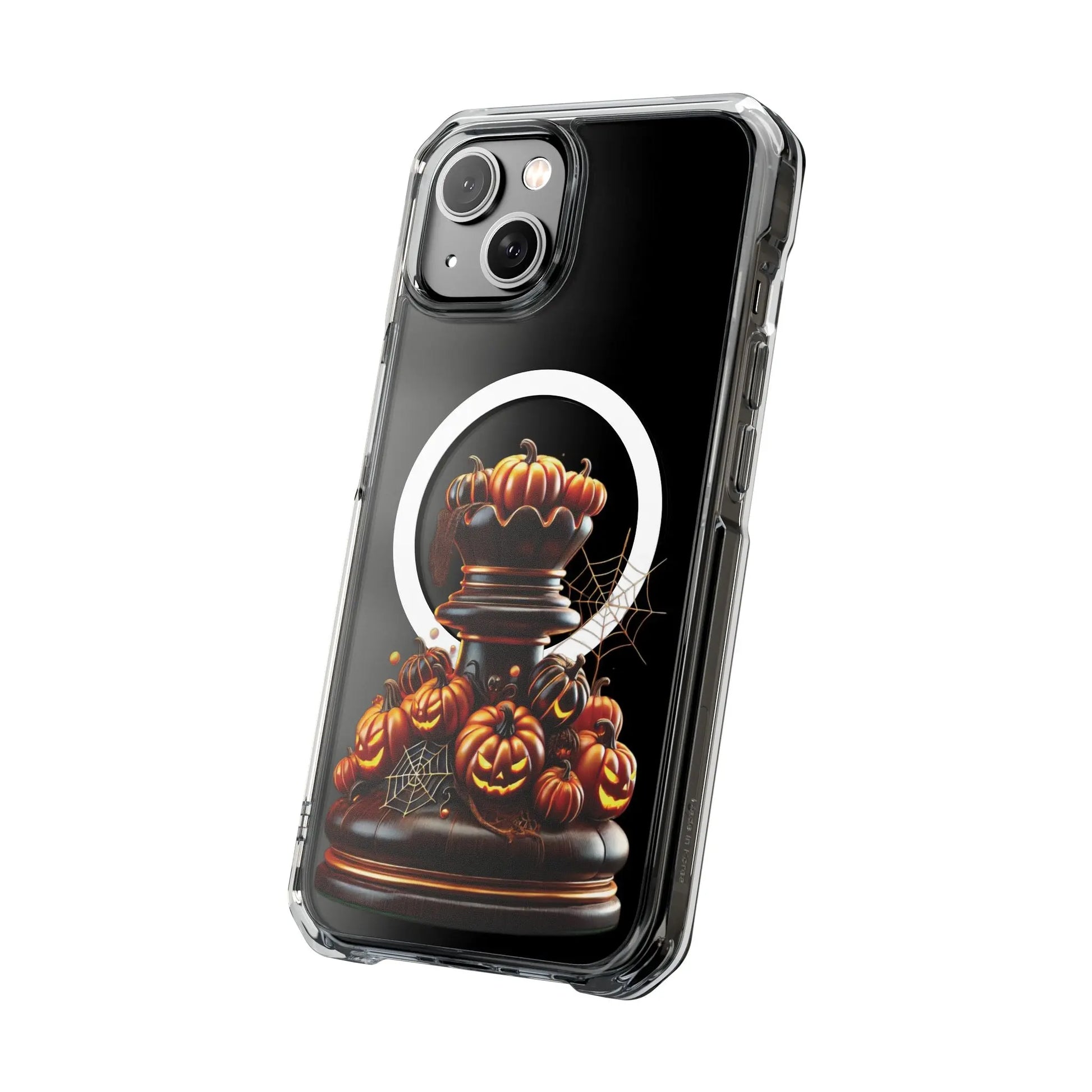 Magnetic Clear Impact Case - Halloween Tower Hiperrealista para iPhone 14/15 Printify  Phone Case