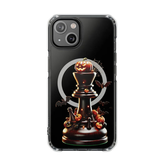 Magnetic Clear Impact Case - Halloween King Hiperrealista para iPhone 14/15 Printify  Phone Case