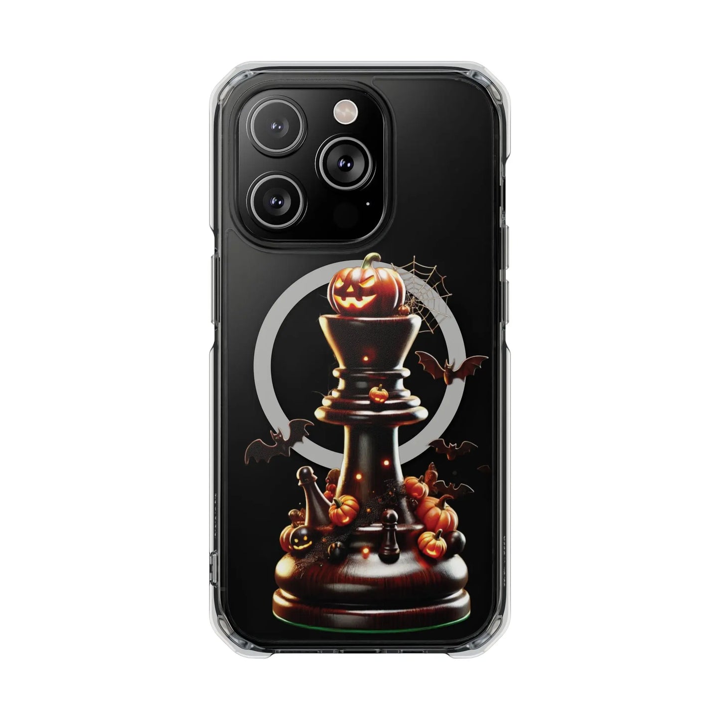 Magnetic Clear Impact Case - Halloween King Hiperrealista para iPhone 14/15 Printify  Phone Case