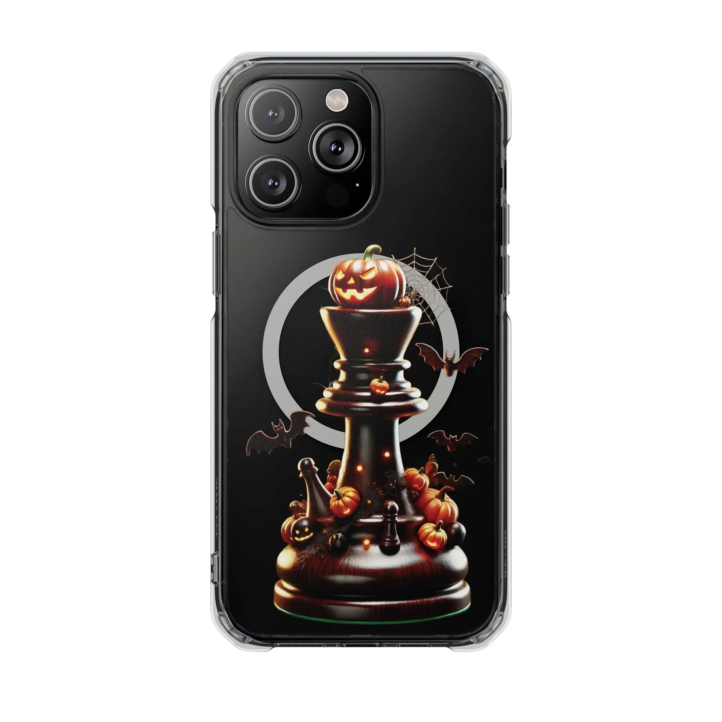 Magnetic Clear Impact Case - Halloween King Hiperrealista para iPhone 14/15 Printify  Phone Case