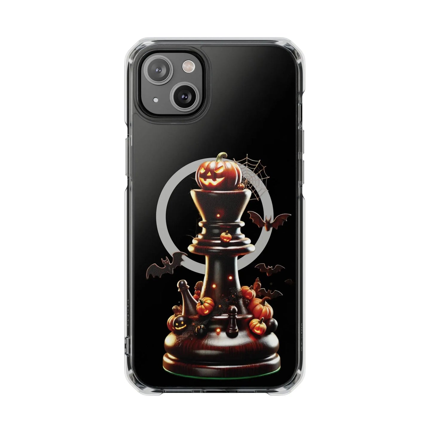 Magnetic Clear Impact Case - Halloween King Hiperrealista para iPhone 14/15 Printify  Phone Case