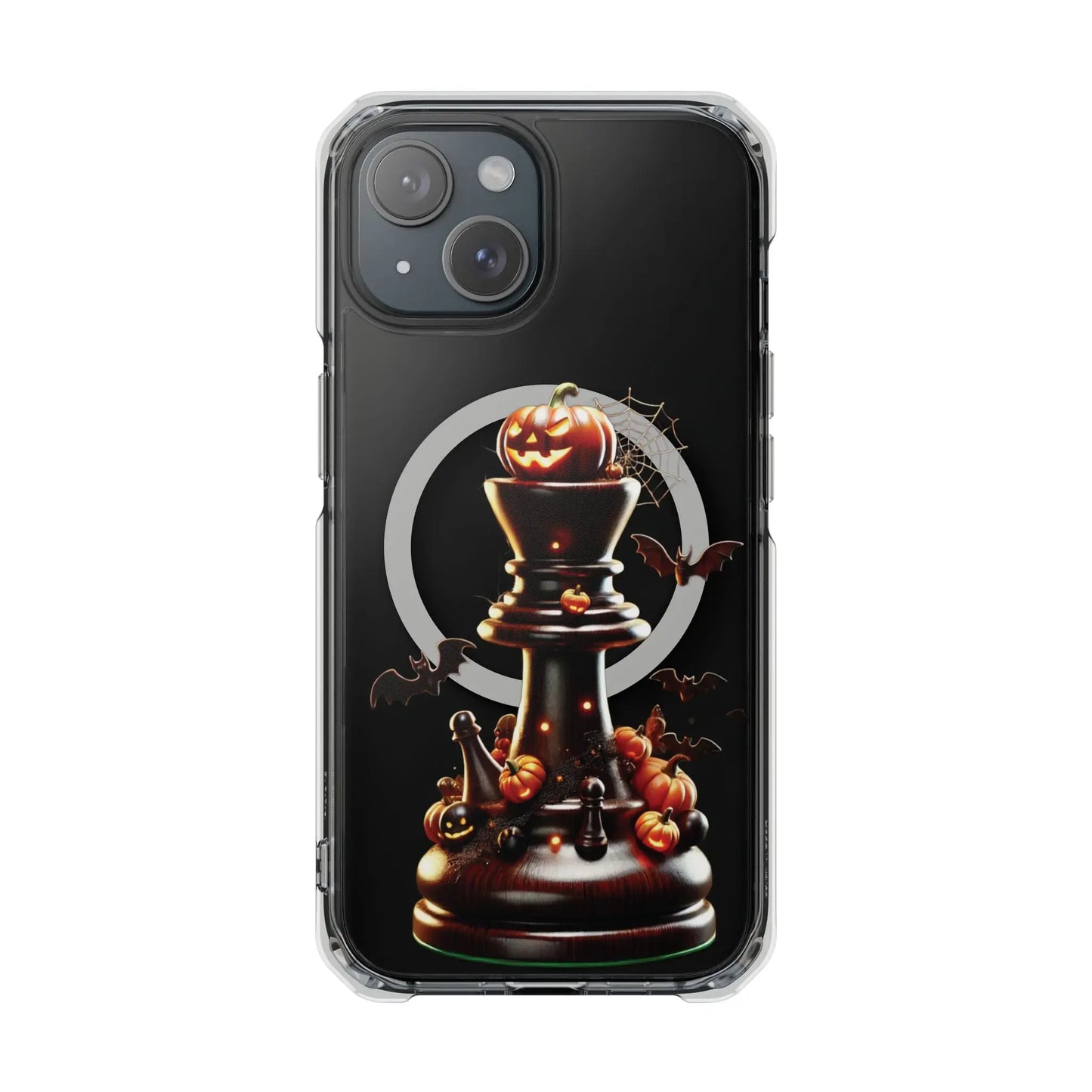 Magnetic Clear Impact Case - Halloween King Hiperrealista para iPhone 14/15 Printify  Phone Case