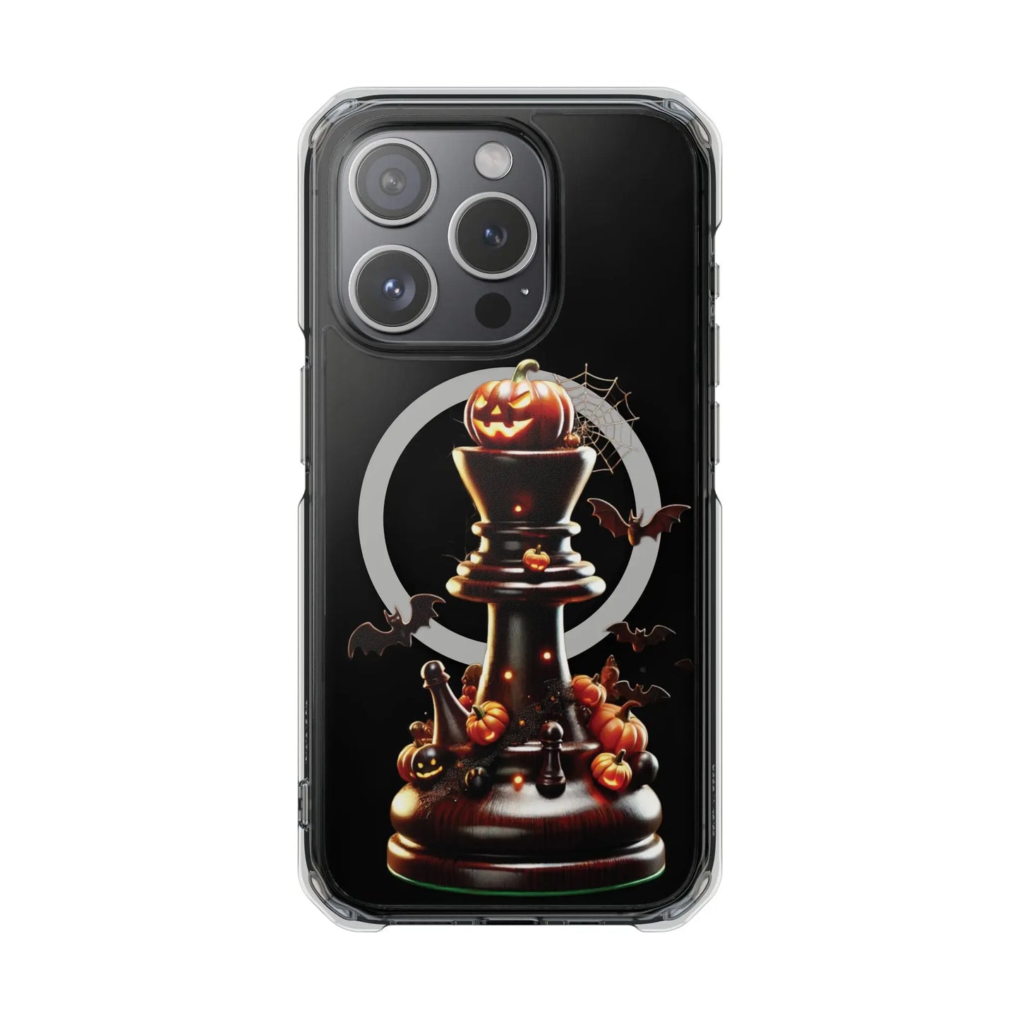 Magnetic Clear Impact Case - Halloween King Hiperrealista para iPhone 14/15 Printify  Phone Case