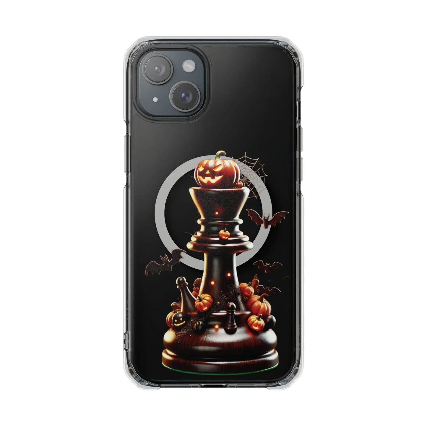 Magnetic Clear Impact Case - Halloween King Hiperrealista para iPhone 14/15 Printify  Phone Case