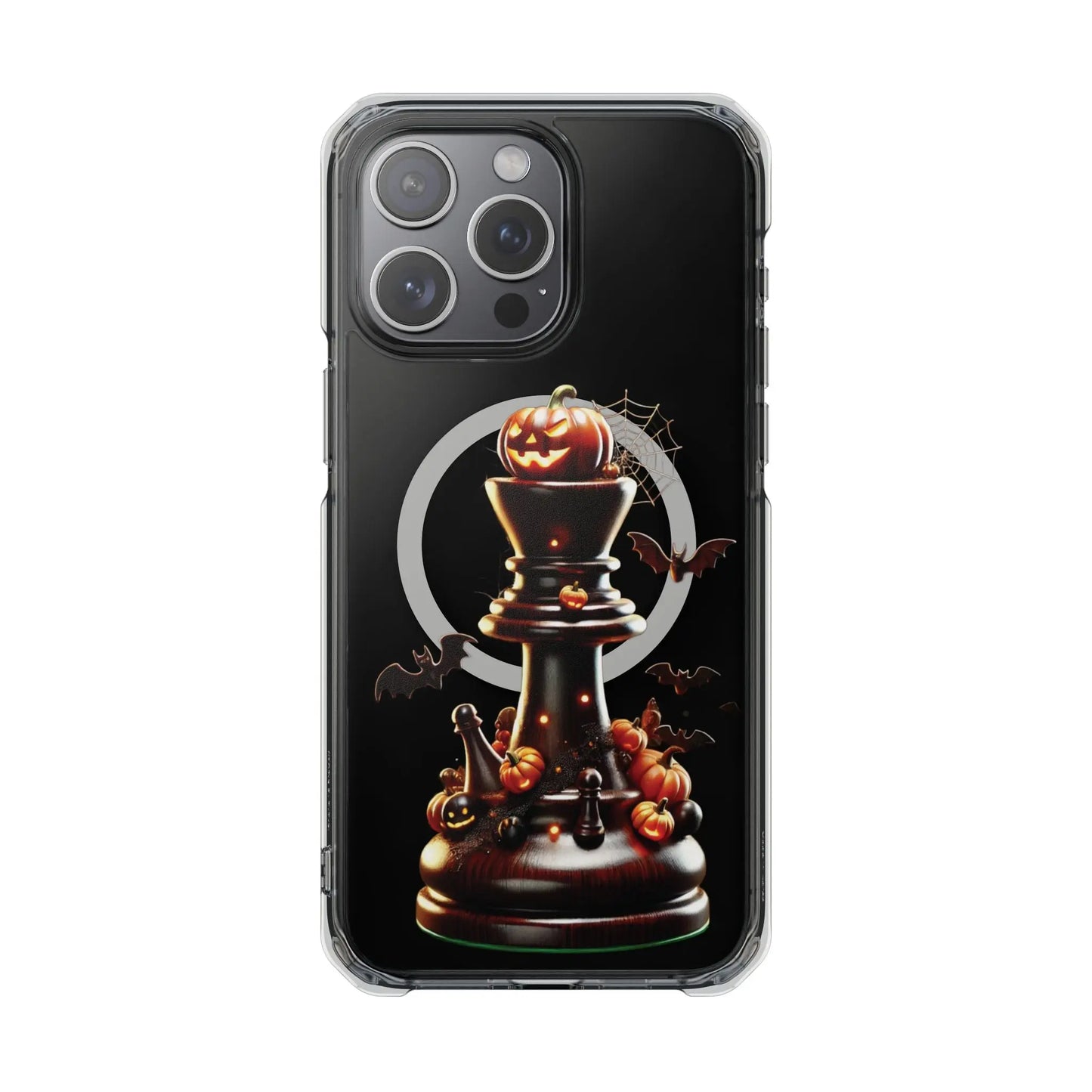 Magnetic Clear Impact Case - Halloween King Hiperrealista para iPhone 14/15 Printify  Phone Case