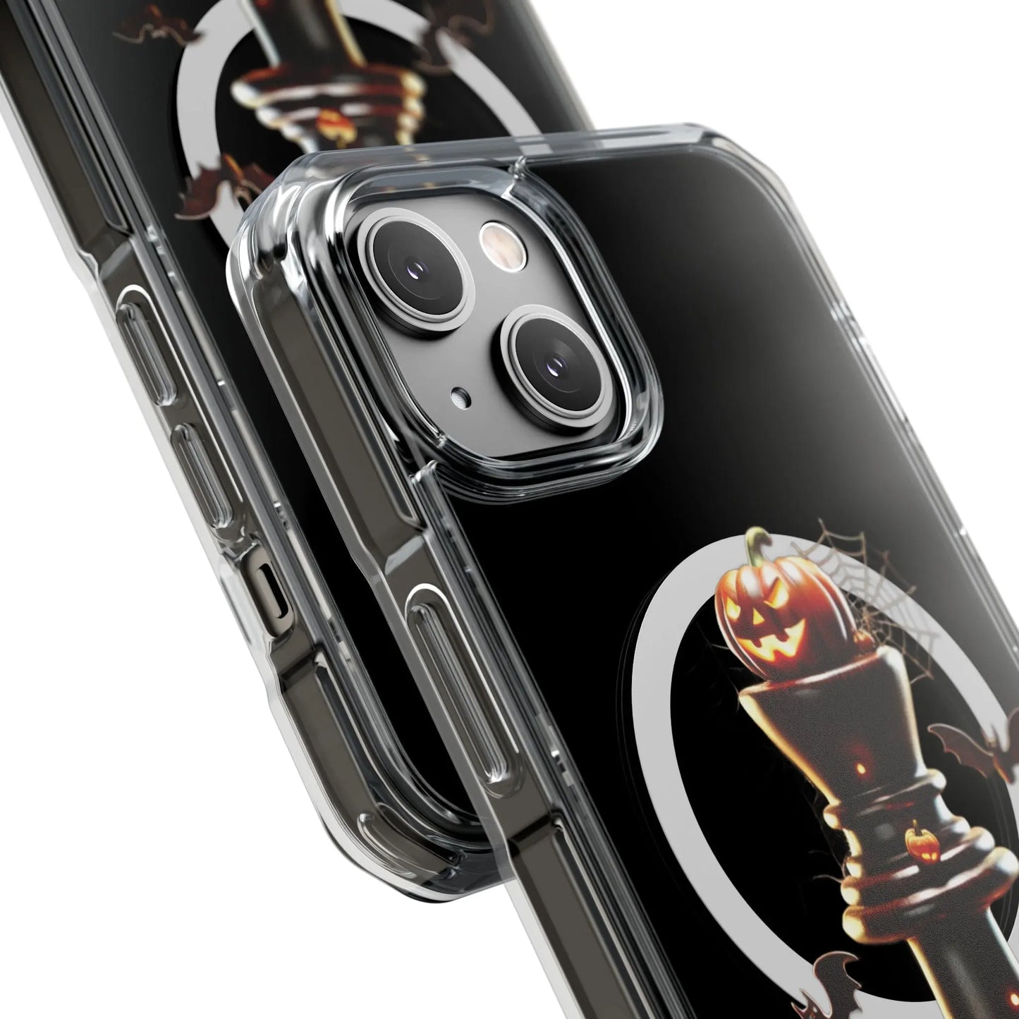 Magnetic Clear Impact Case - Halloween King Hiperrealista para iPhone 14/15 Printify  Phone Case