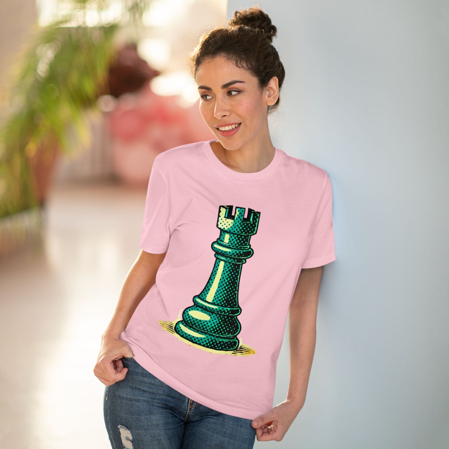 Chess Tower Organic cotton T-shirt   T-Shirt