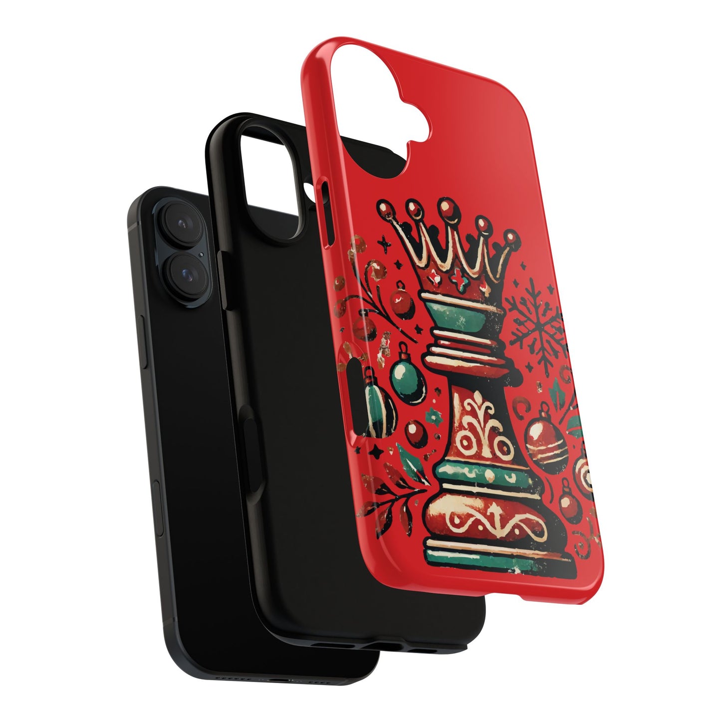 Funda Tough Case Reina Ajedrez Vintage Navideño – Protección y Estilo   Phone Case