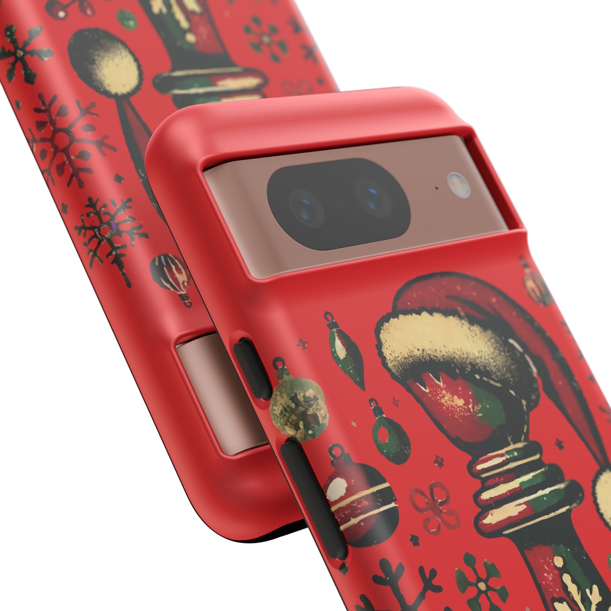 Fundas Tough para Móvil - Alfil Vintage Navideño, Doble Protección   Phone Case